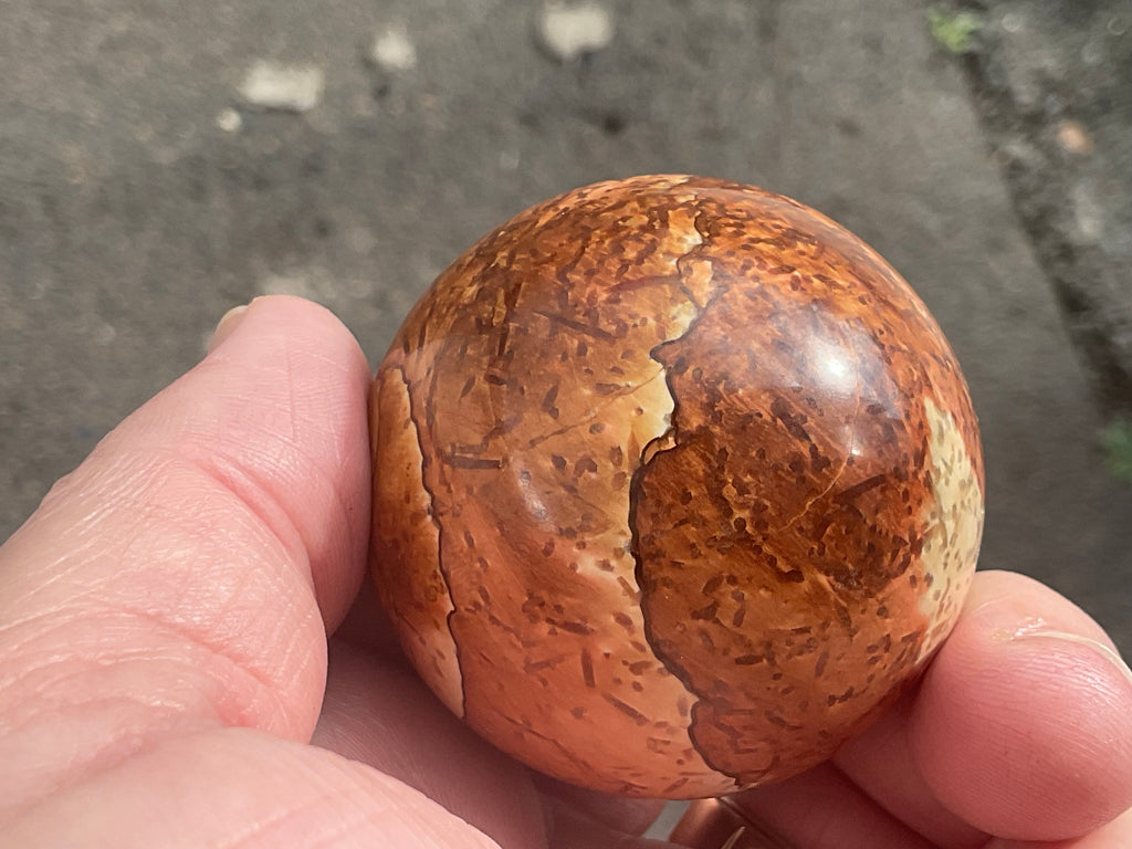 144g “Wood Jasper” Sphere A