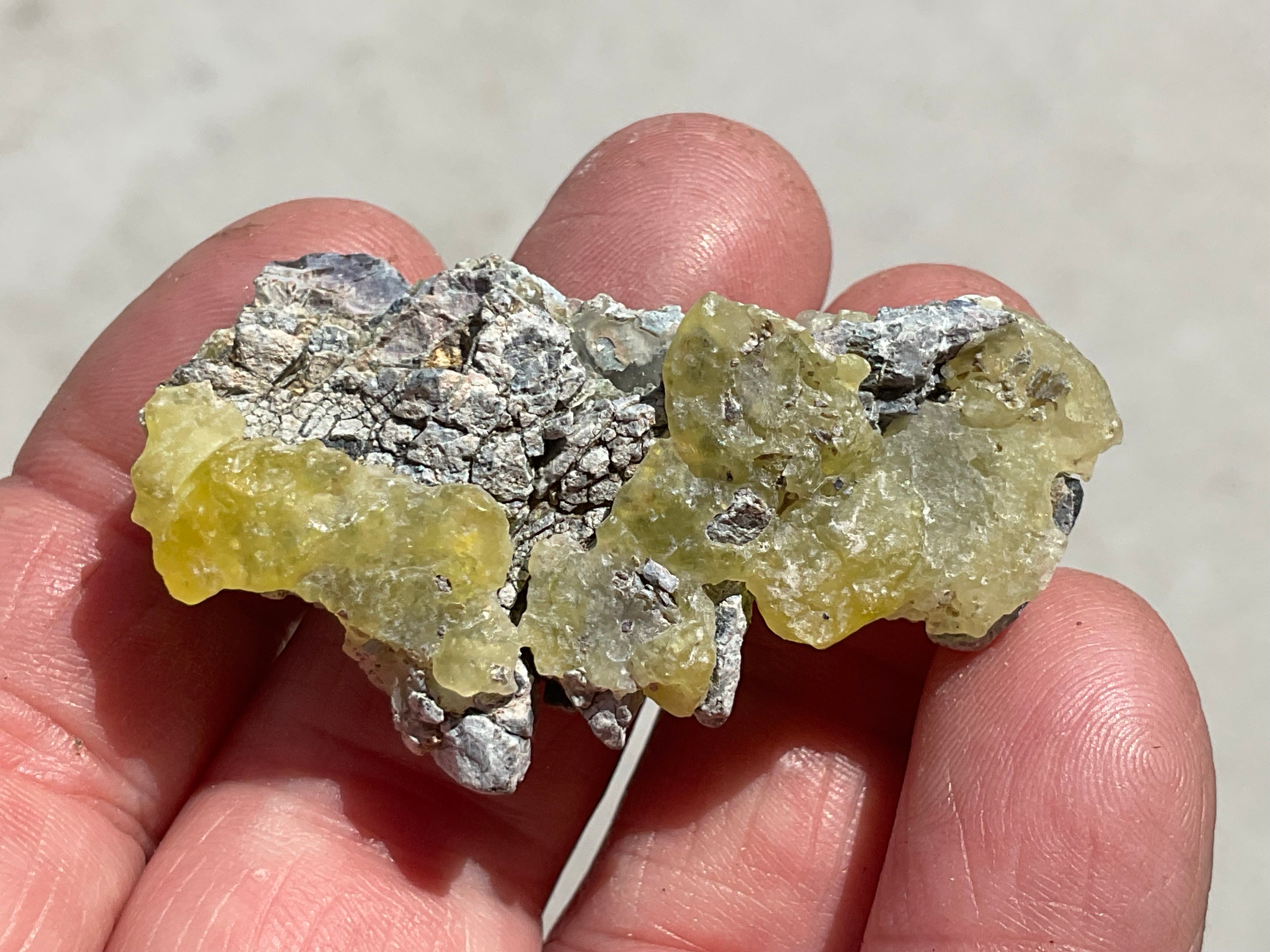 16g Pakistan Yellow Brucite Specimen 6A