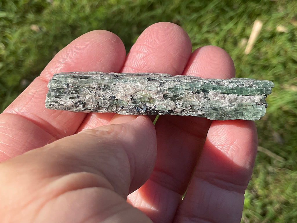 30g Dark Green Pakistan Kyanite + Rough 7B
