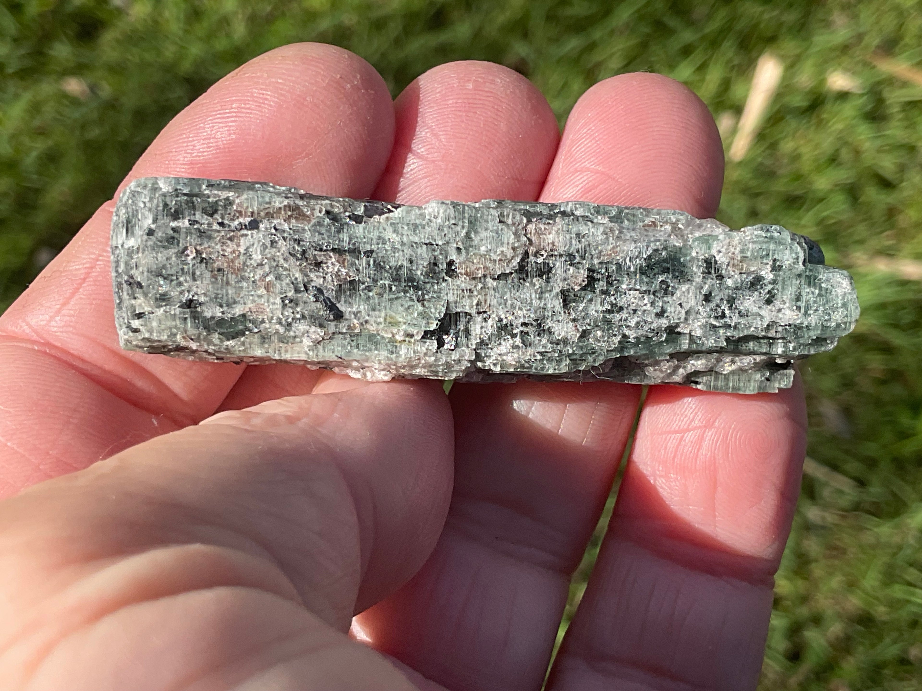 30g Dark Green Pakistan Kyanite + Rough 7B