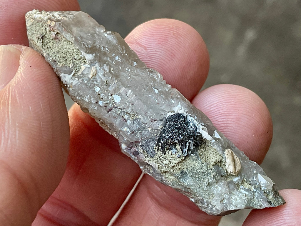 12g Specularite Quartz Specimen from Inner Mongolia 1A