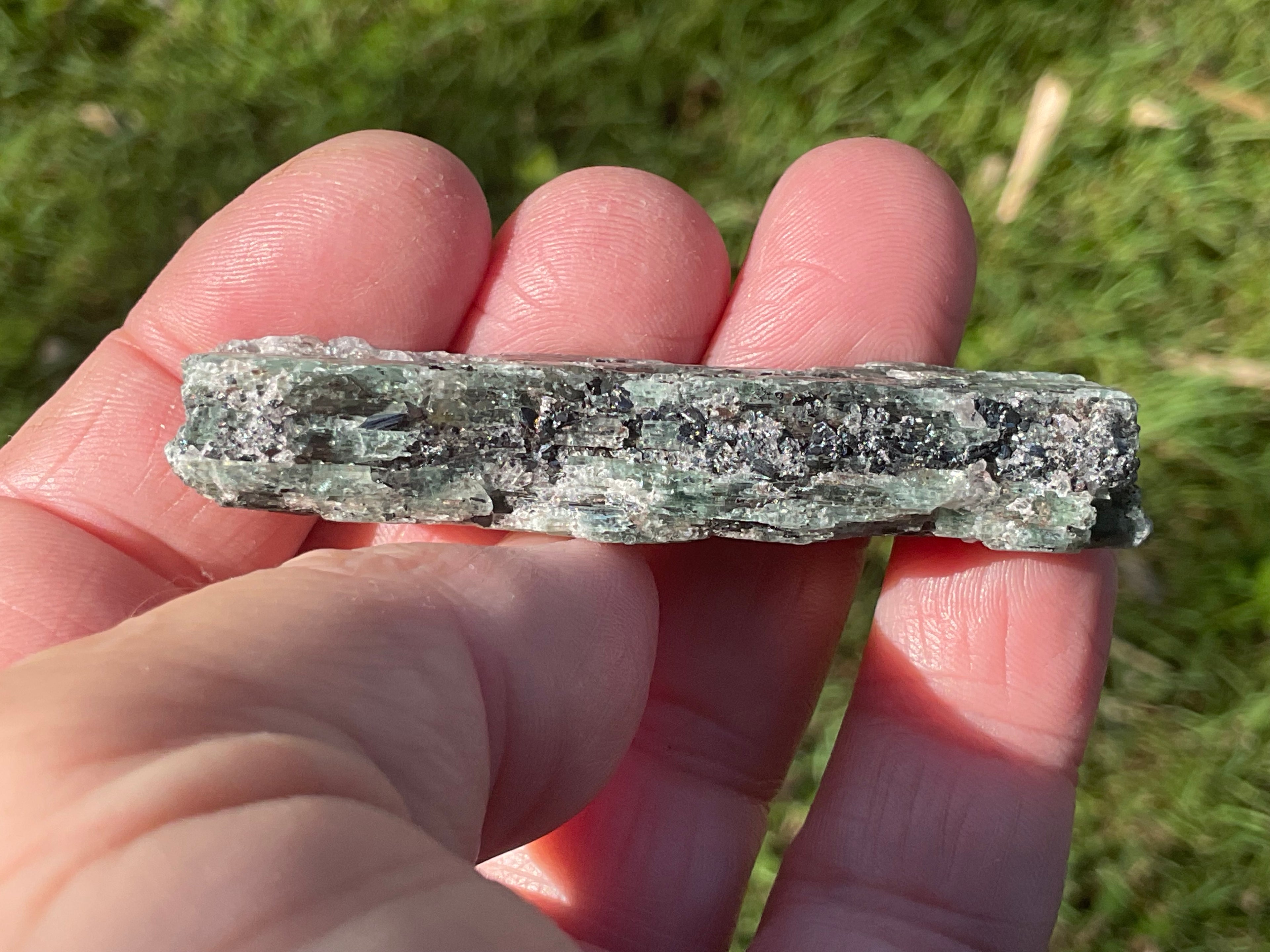 30g Dark Green Pakistan Kyanite + Rough 7B