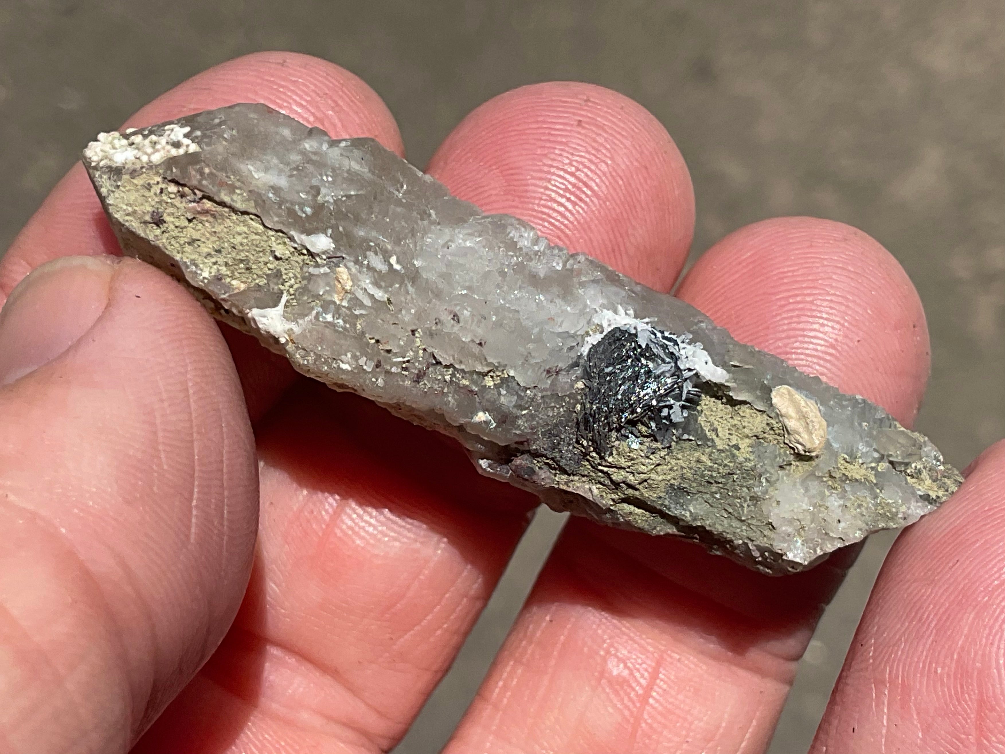 14g Specularite Quartz Specimen 1B from Inner Mongolia