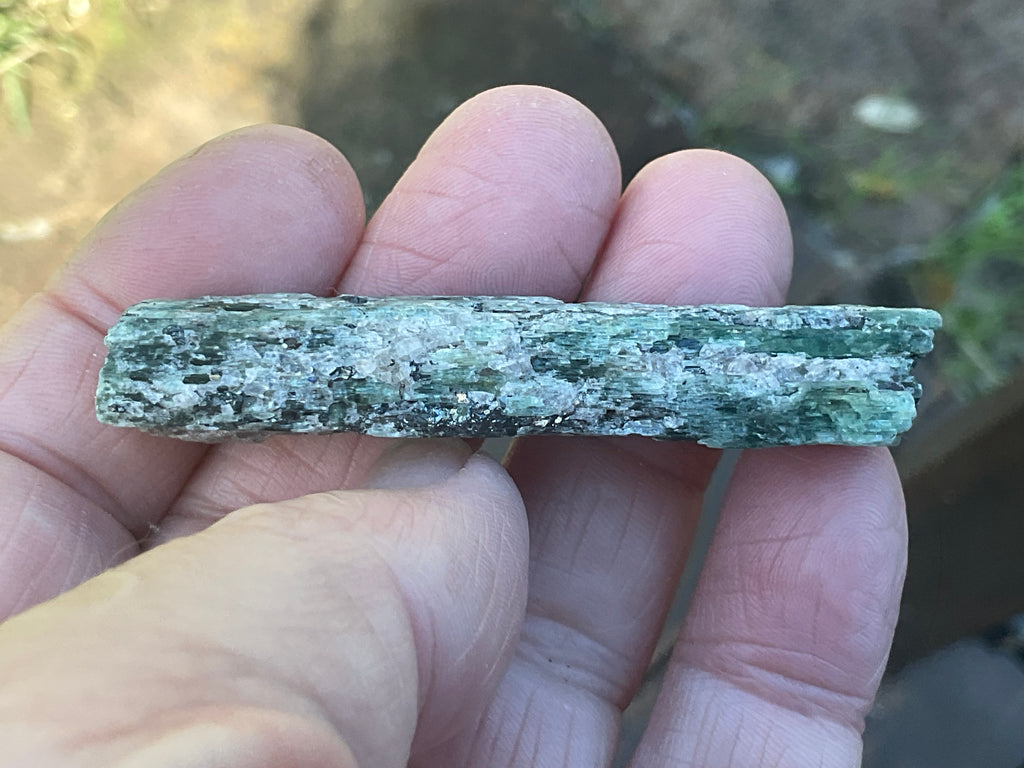 30g Dark Green Pakistan Kyanite + Rough 7B