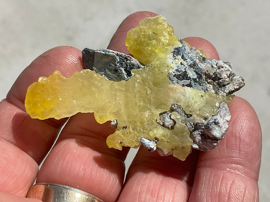 22g Pakistan Yellow Brucite Specimen 7A