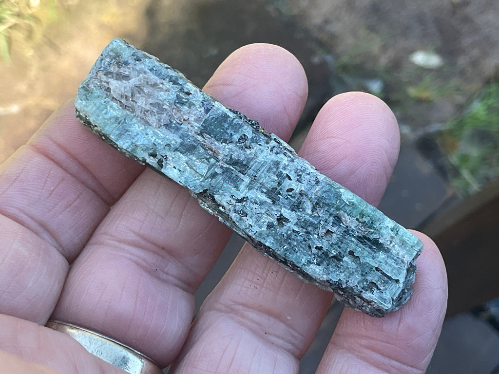 30g Dark Green Pakistan Kyanite + Rough 7B