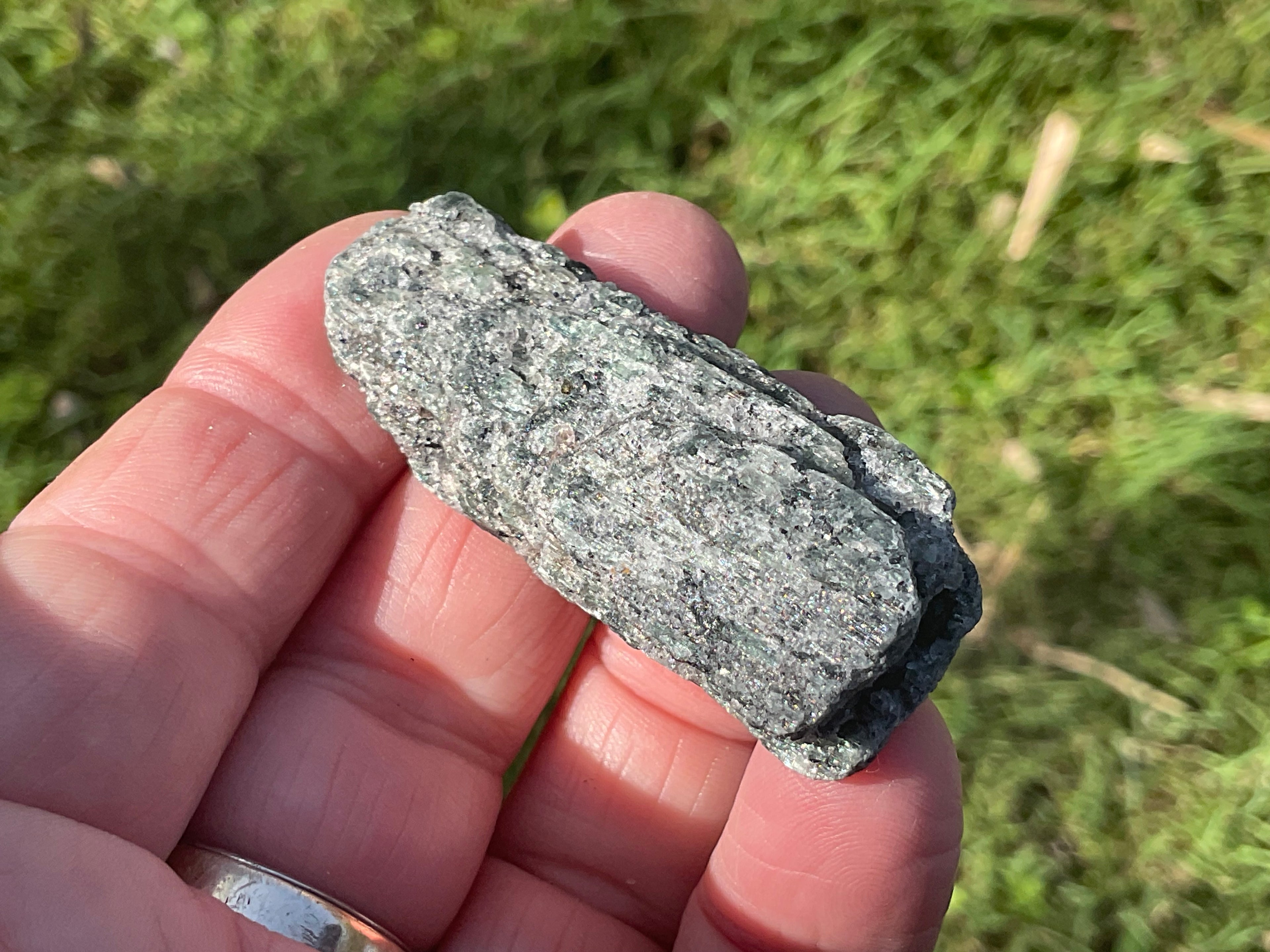 34g Dark Green Pakistan Kyanite + Rough 8A