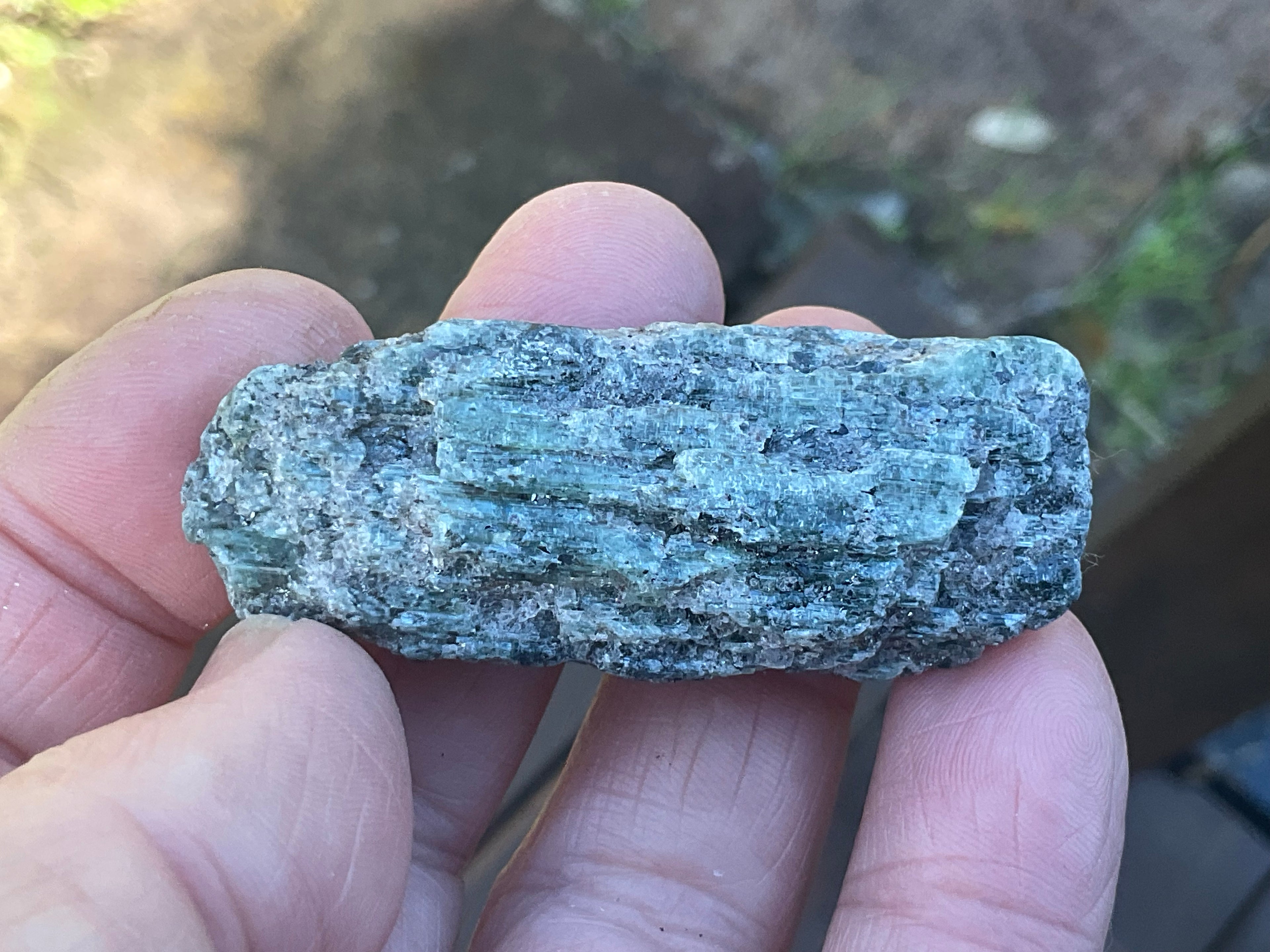 34g Dark Green Pakistan Kyanite + Rough 8A