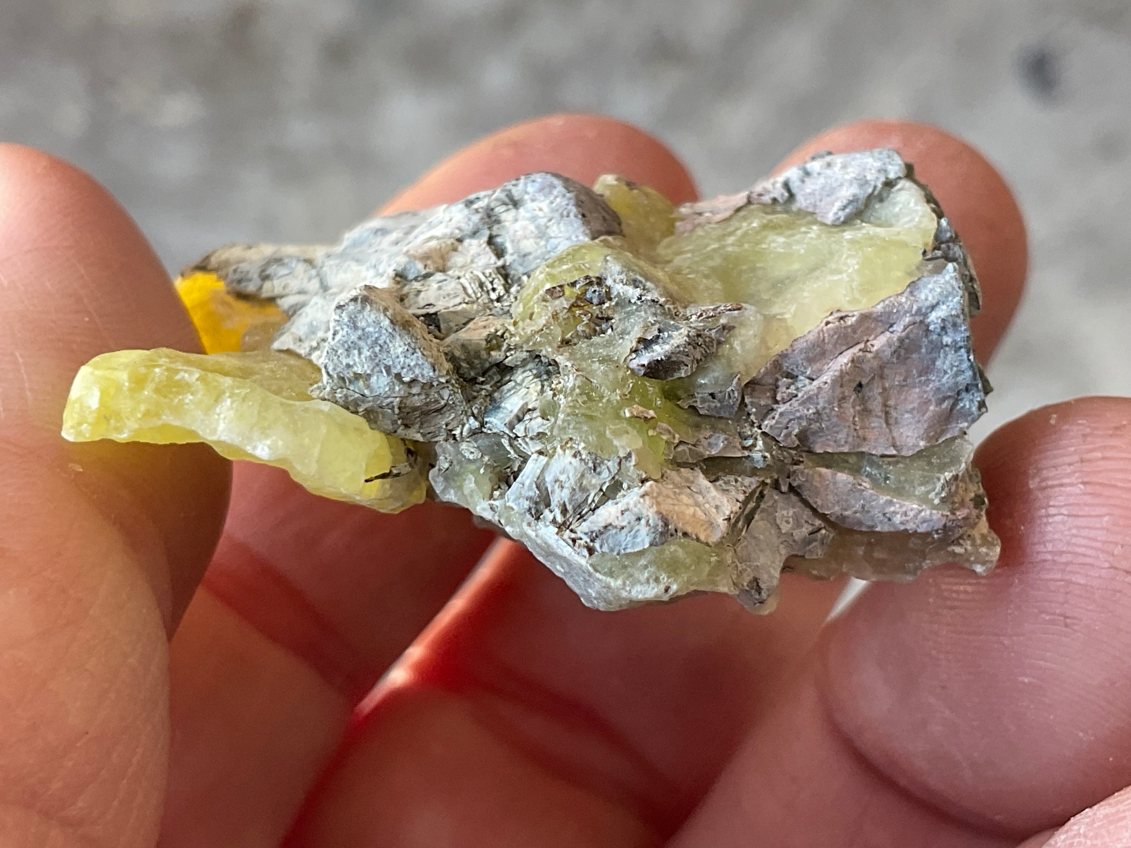 28g Pakistan Yellow Brucite Specimen 7B