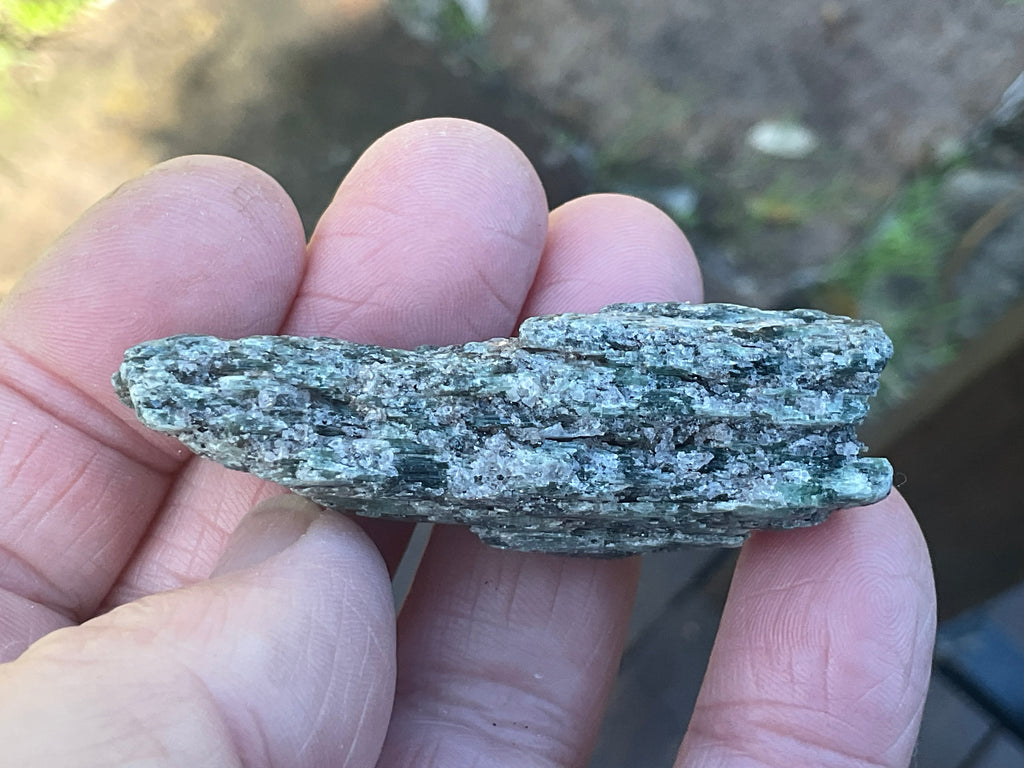 34g Dark Green Pakistan Kyanite + Rough 8A