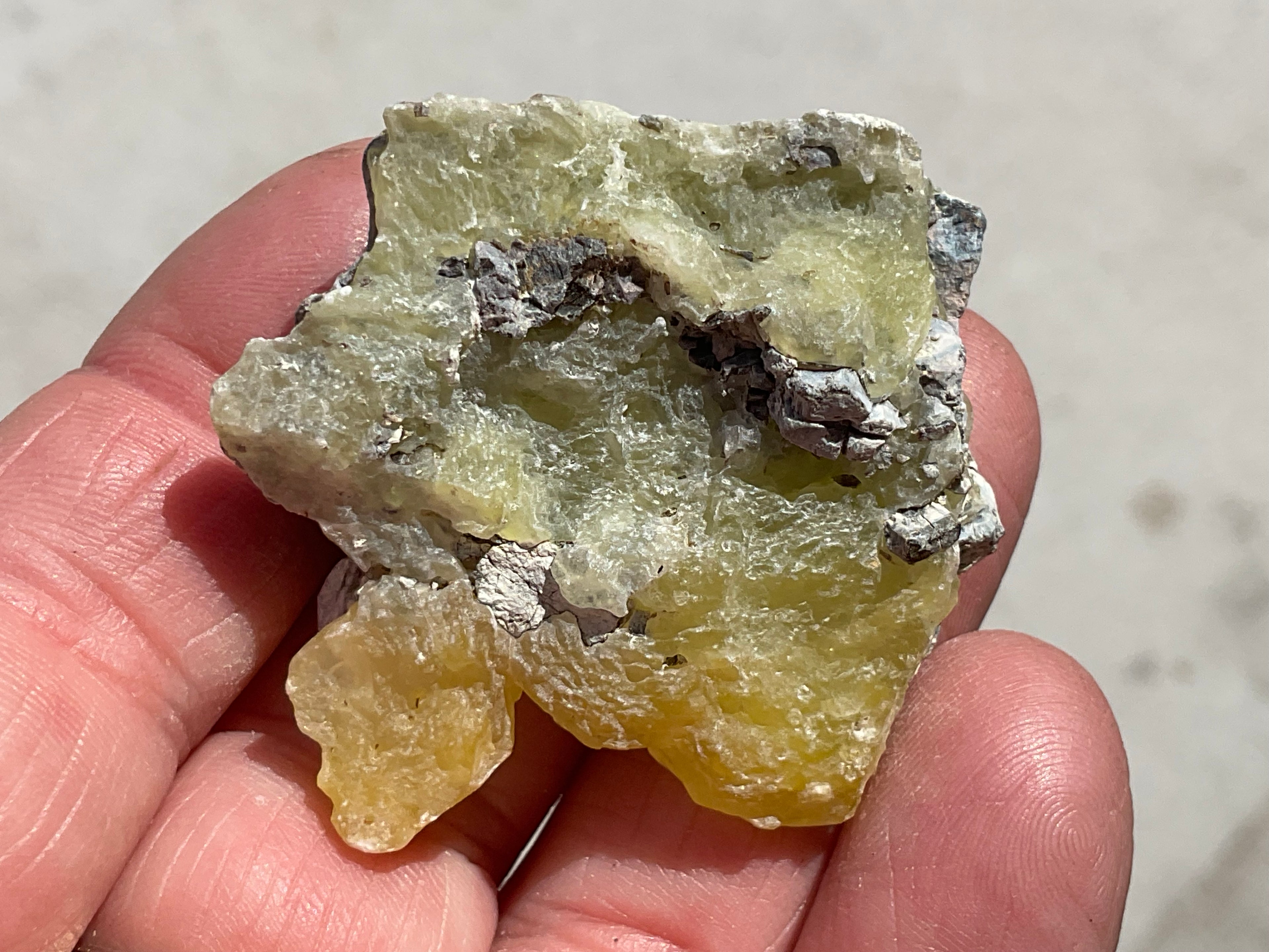 28g Pakistan Yellow Brucite Specimen 7B