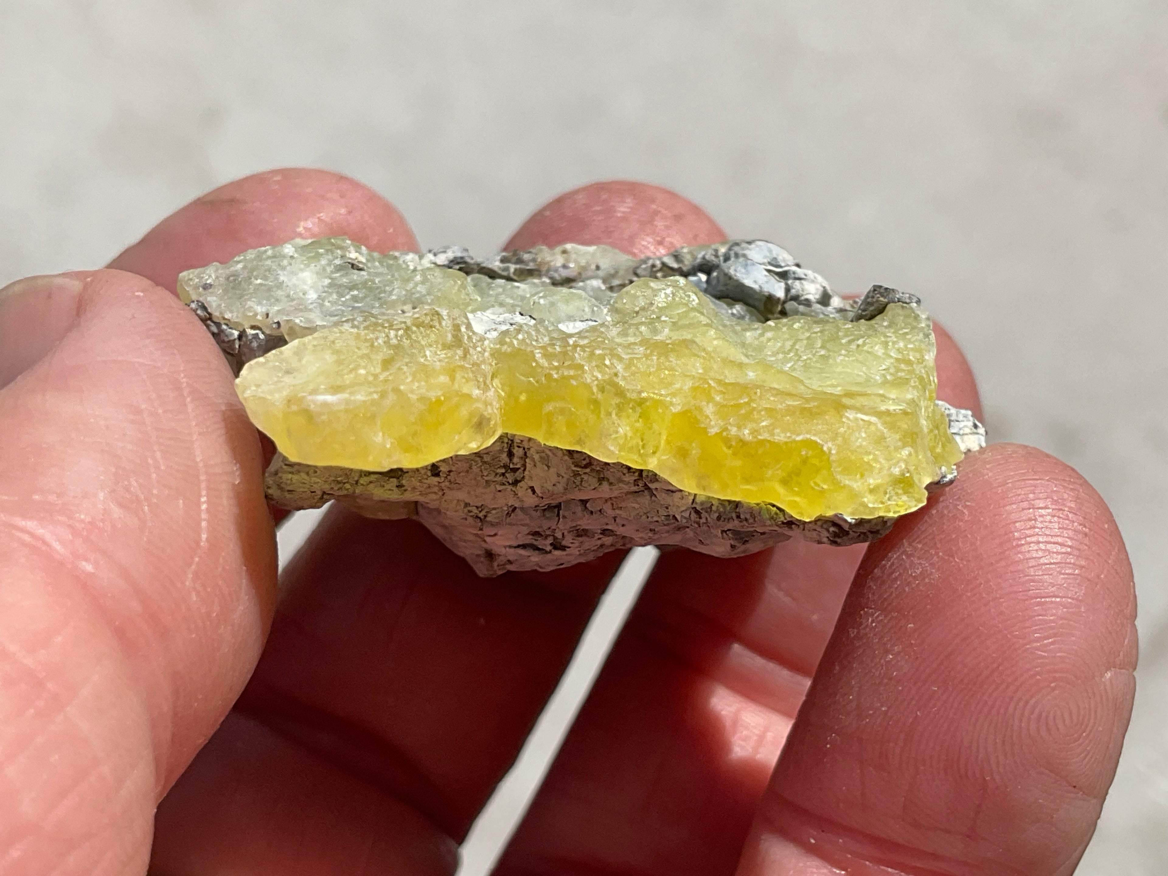 28g Pakistan Yellow Brucite Specimen 7B