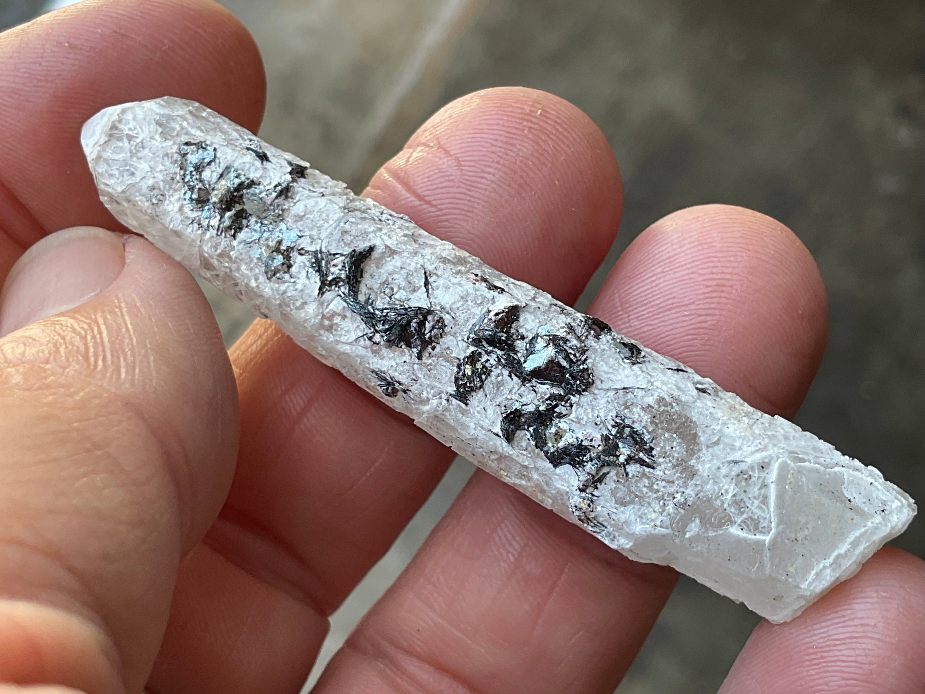 14g Specularite Quartz Specimen 1C from Inner Mongolia