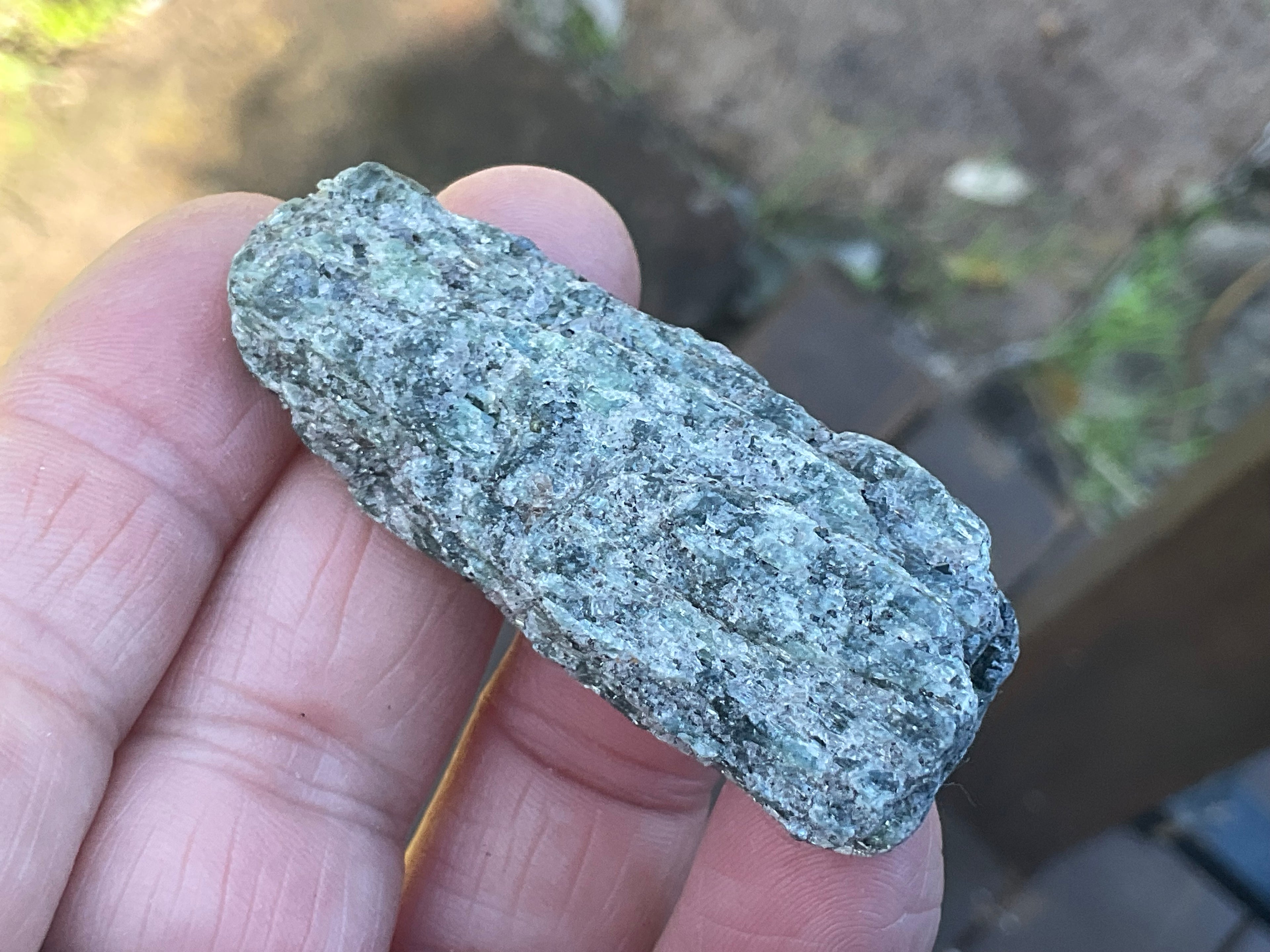 34g Dark Green Pakistan Kyanite + Rough 8A