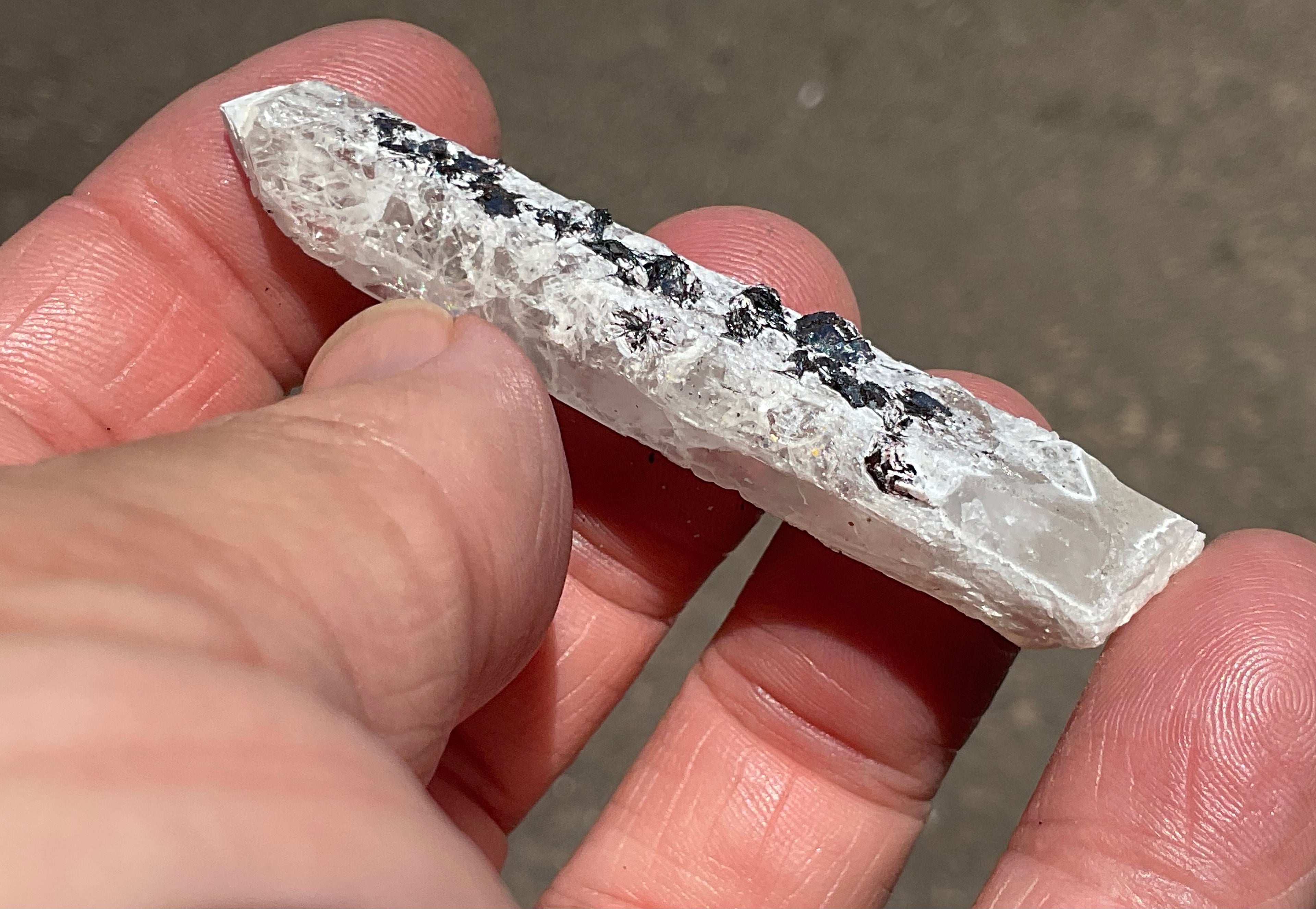 14g Specularite Quartz Specimen 1C from Inner Mongolia