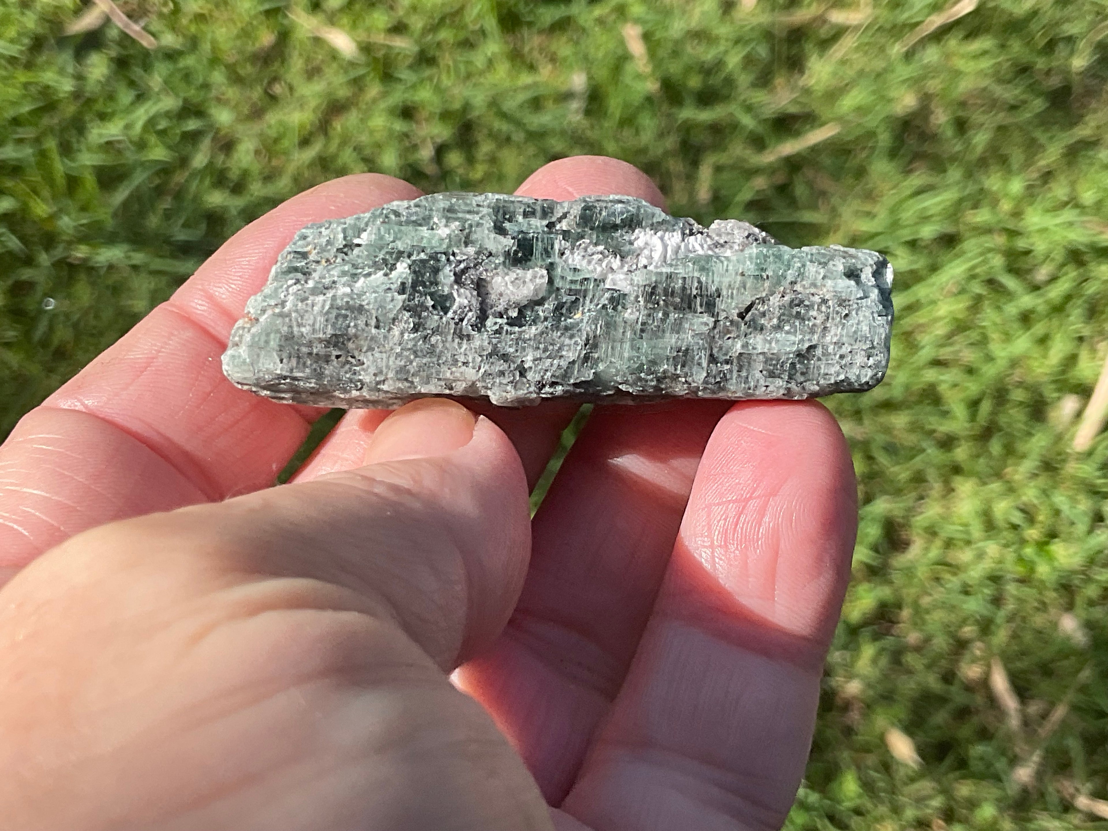34g Dark Green Pakistan Kyanite + Rough 8C