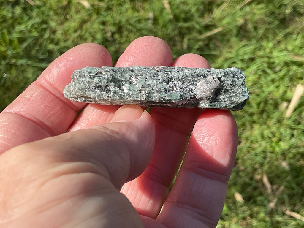 34g Dark Green Pakistan Kyanite + Rough 8C