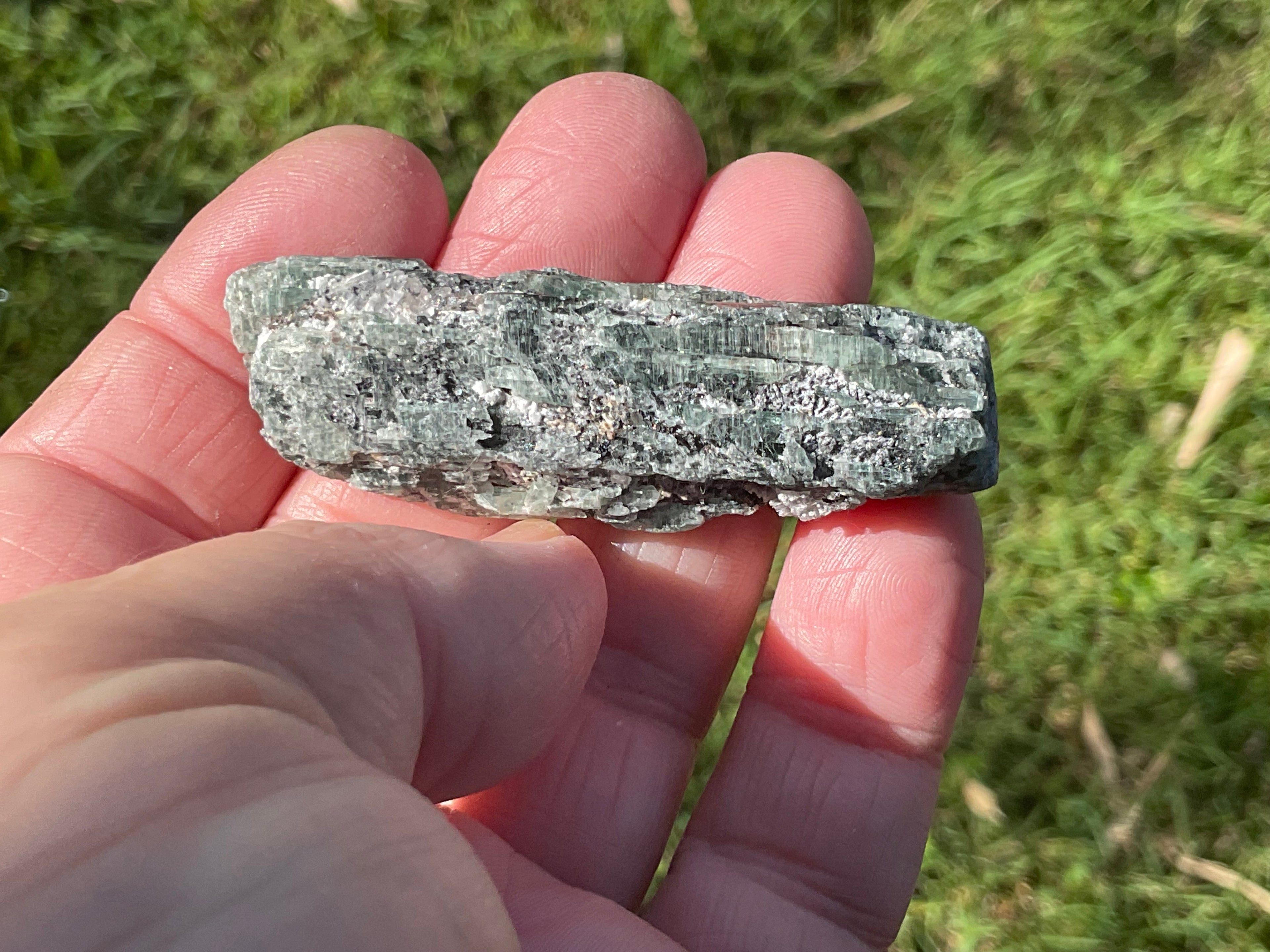 34g Dark Green Pakistan Kyanite + Rough 8C