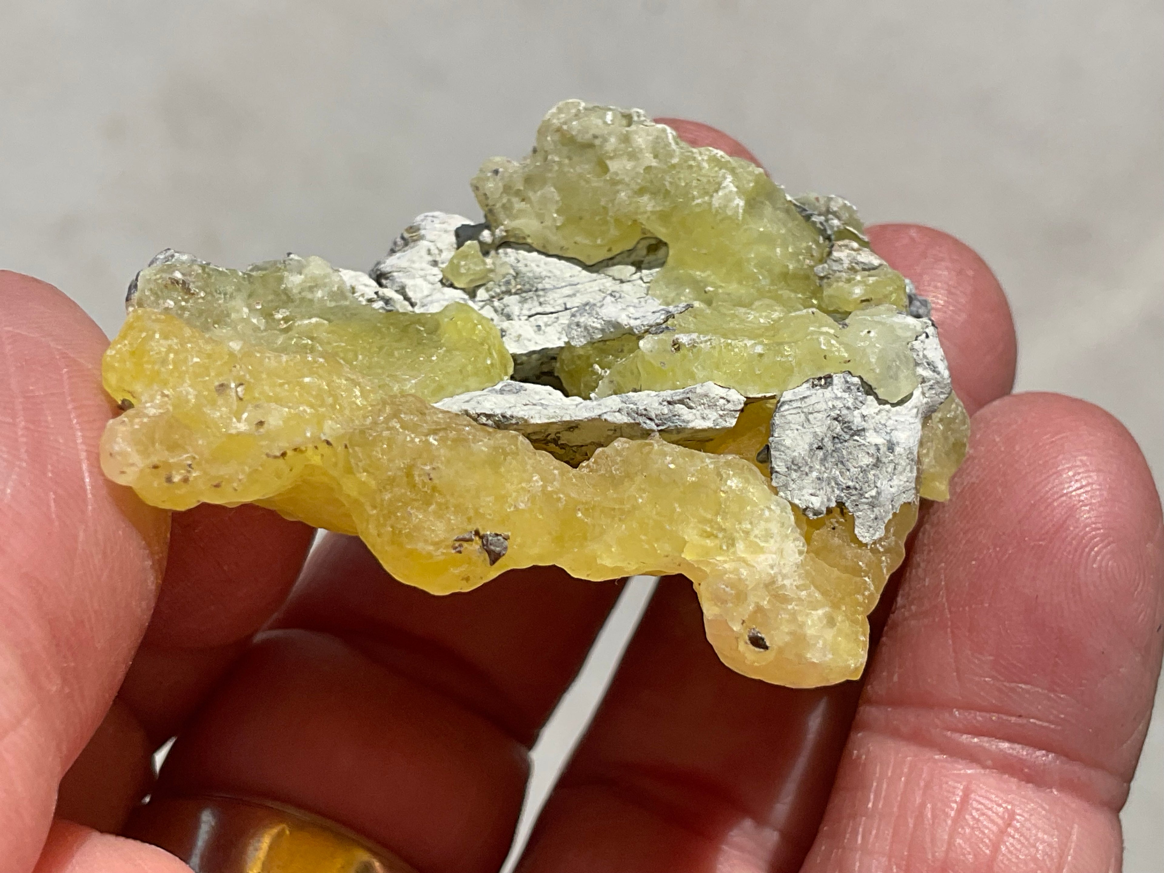 34g Pakistan Yellow Brucite Specimen 8A