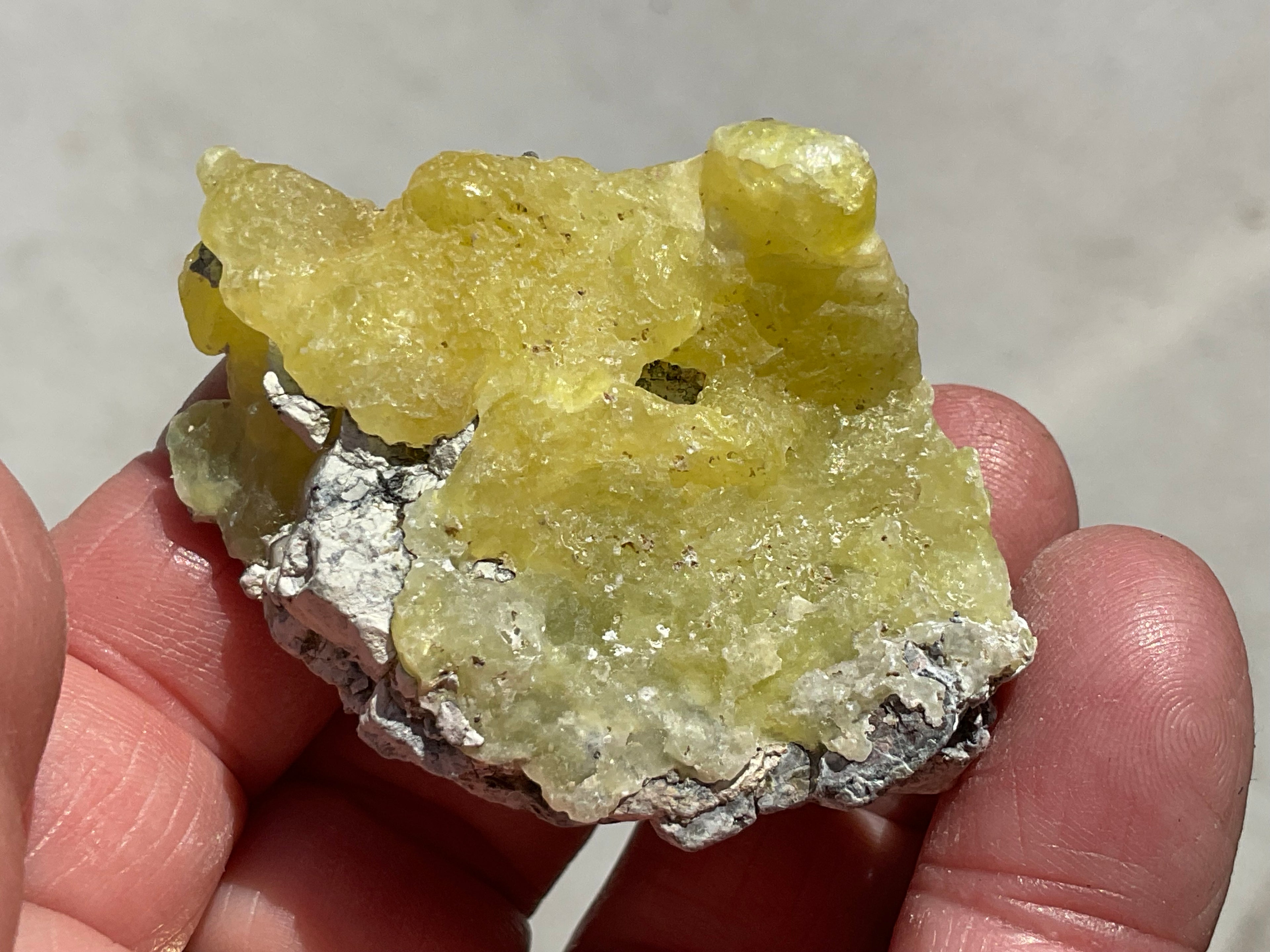 34g Pakistan Yellow Brucite Specimen 8A