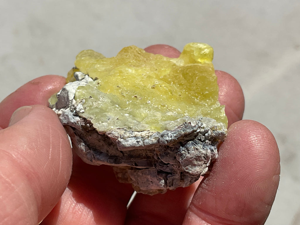 34g Pakistan Yellow Brucite Specimen 8A