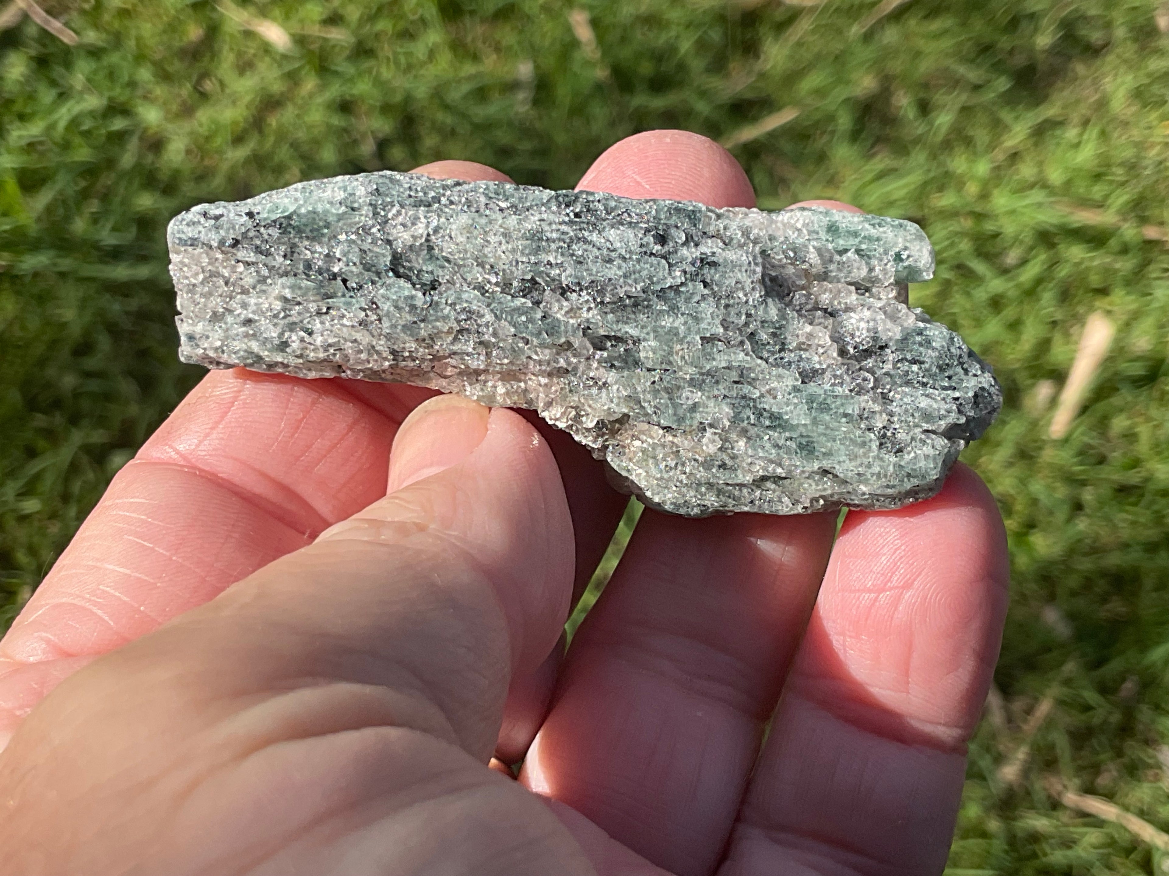 44g Dark Green Pakistan Kyanite + Rough 9A