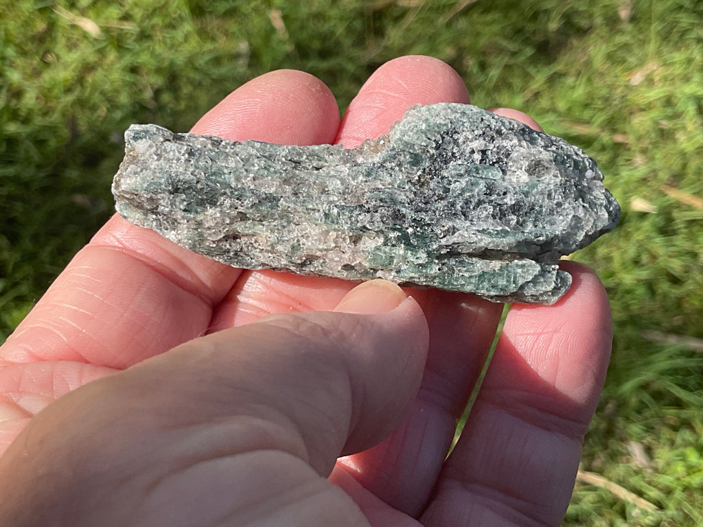 44g Dark Green Pakistan Kyanite + Rough 9A