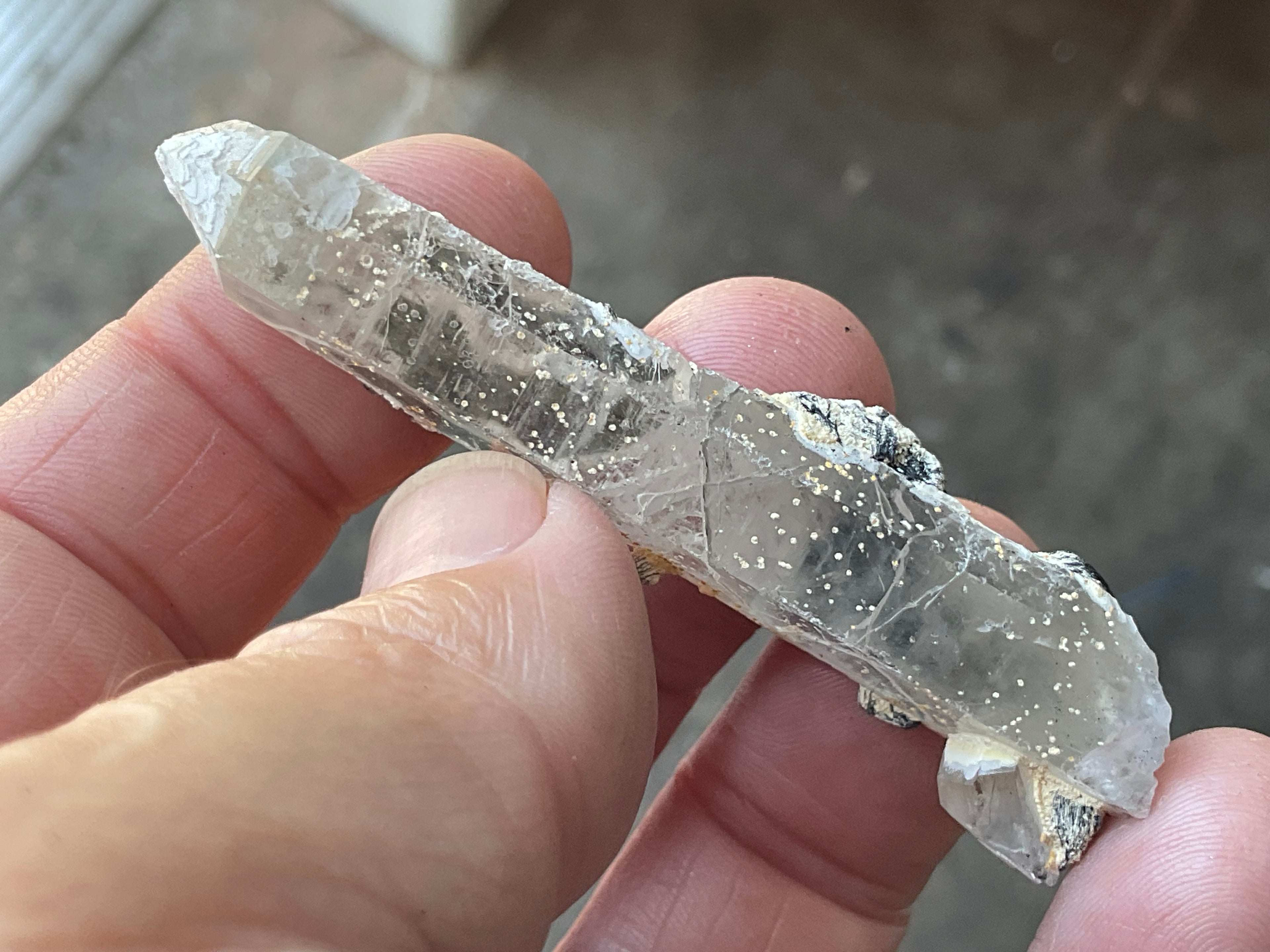 20g Specularite Quartz Specimen 2C from Inner Mongolia