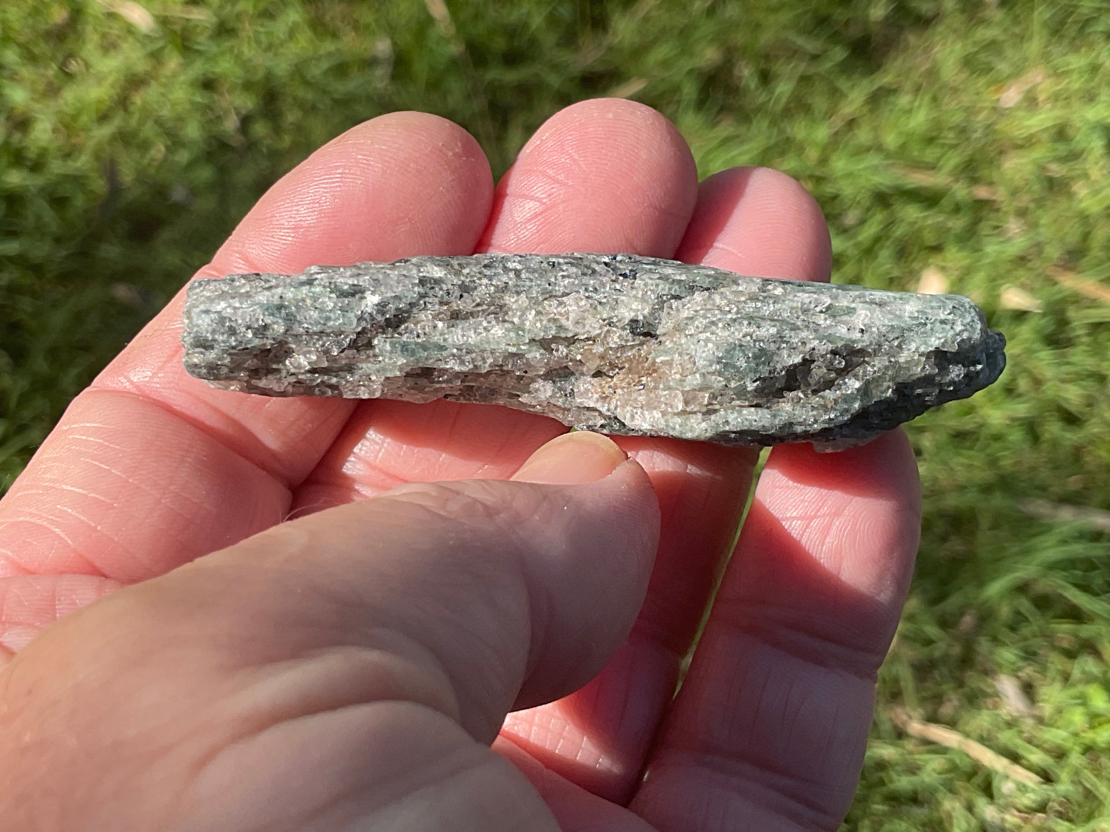 44g Dark Green Pakistan Kyanite + Rough 9A