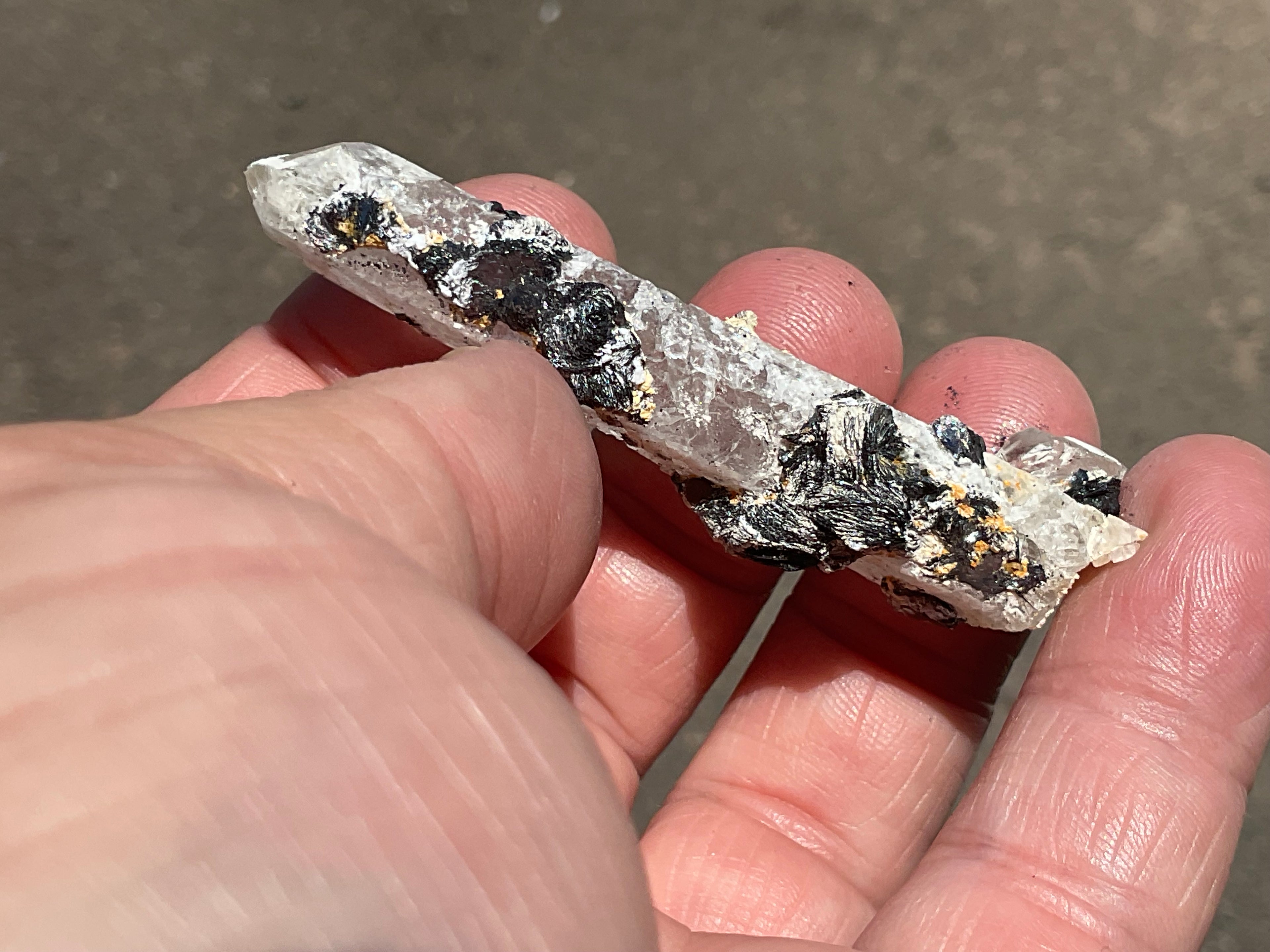20g Specularite Quartz Specimen 2C from Inner Mongolia