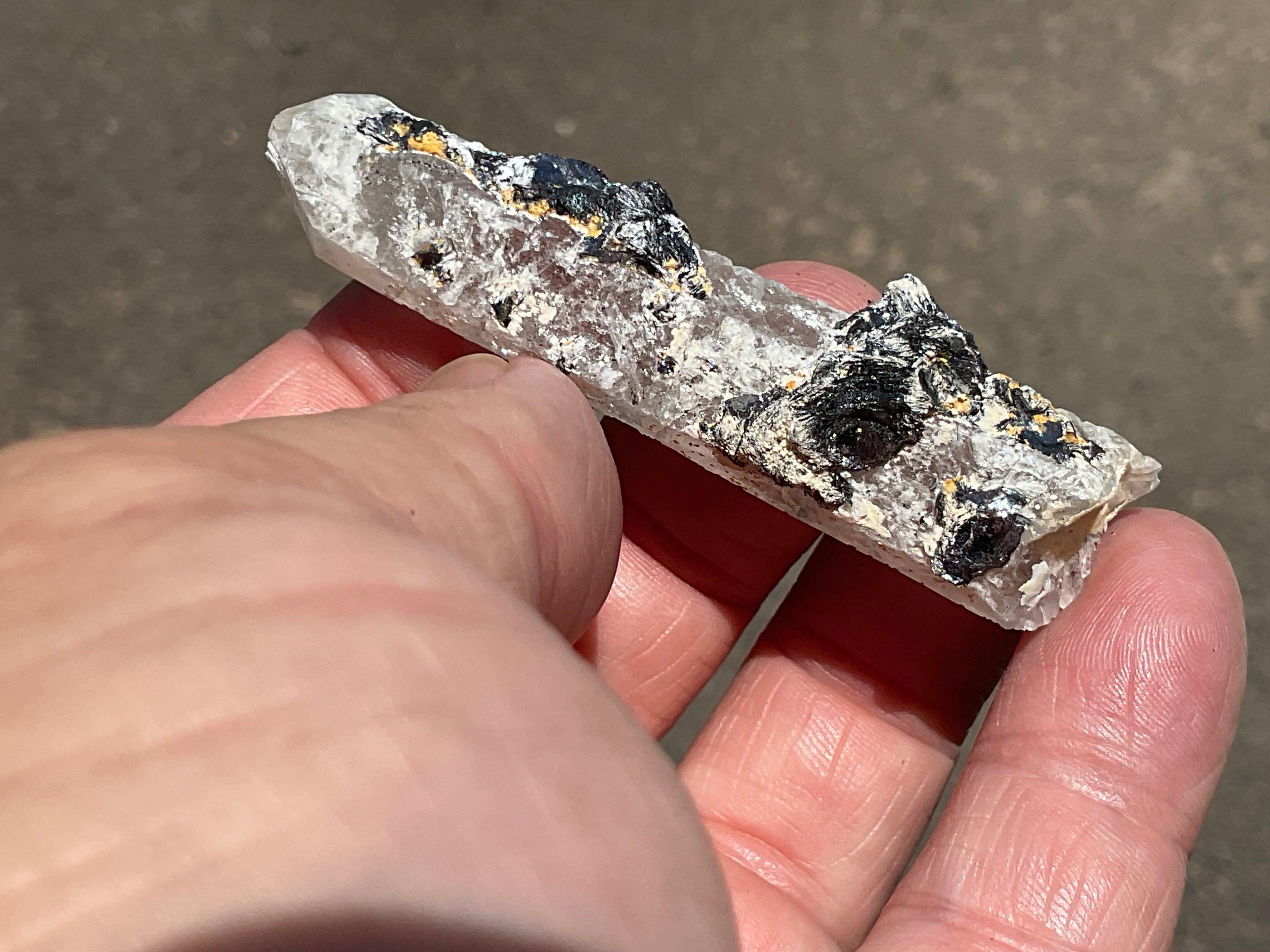 20g Specularite Quartz Specimen 2C from Inner Mongolia