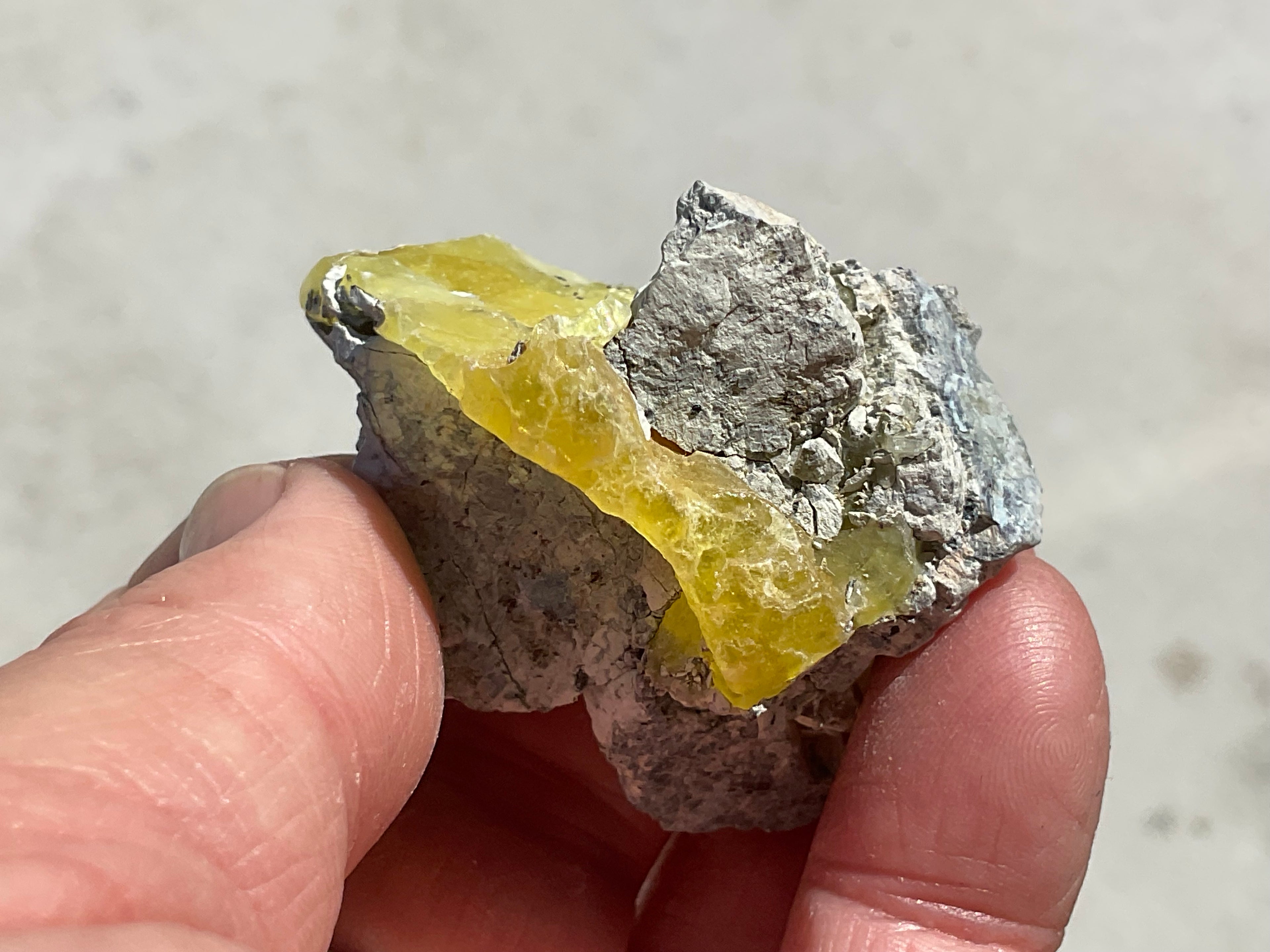 48g Pakistan Yellow Brucite Specimen 8C