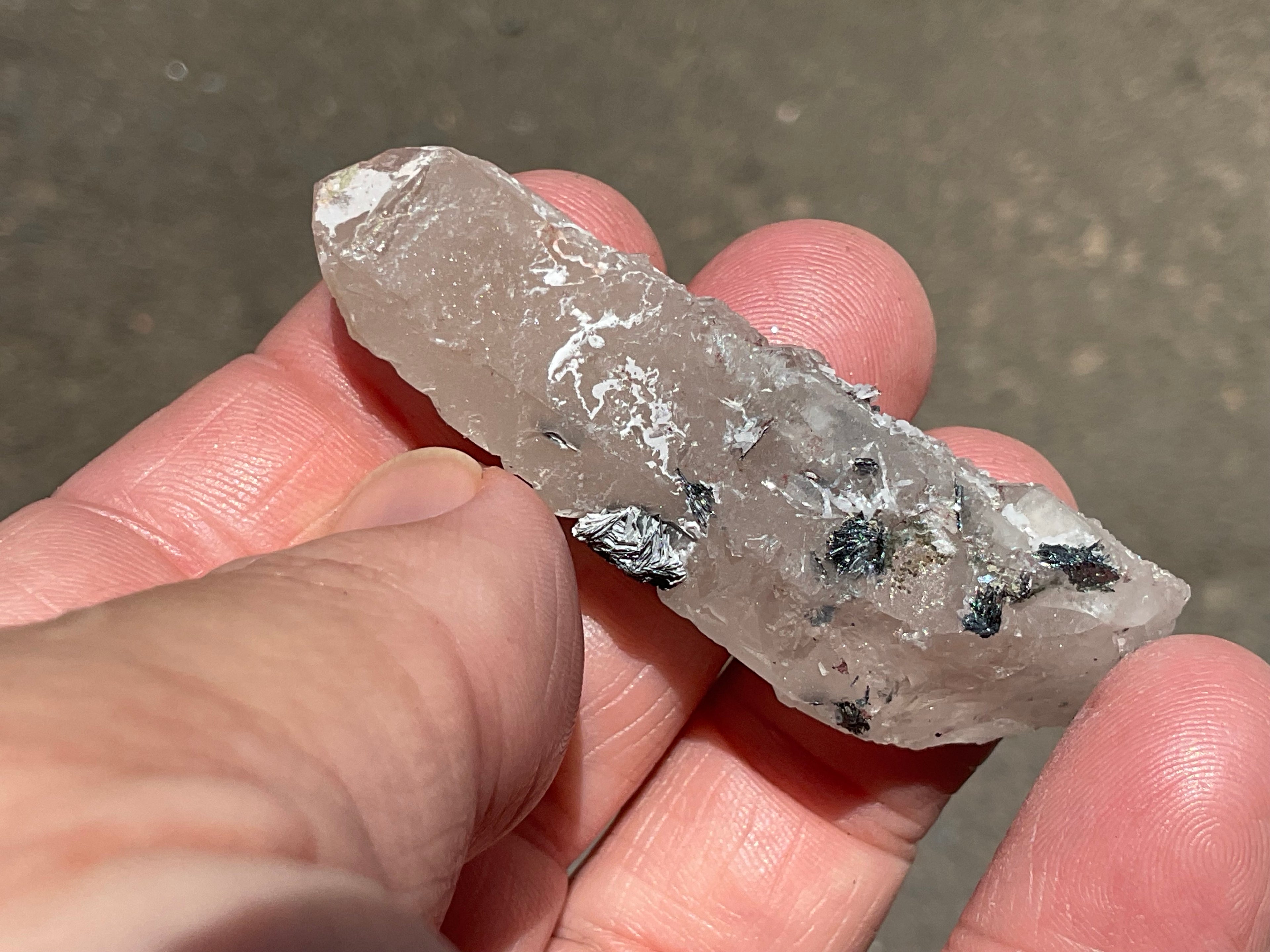 28g Specularite Quartz Specimen 3A from Inner Mongolia