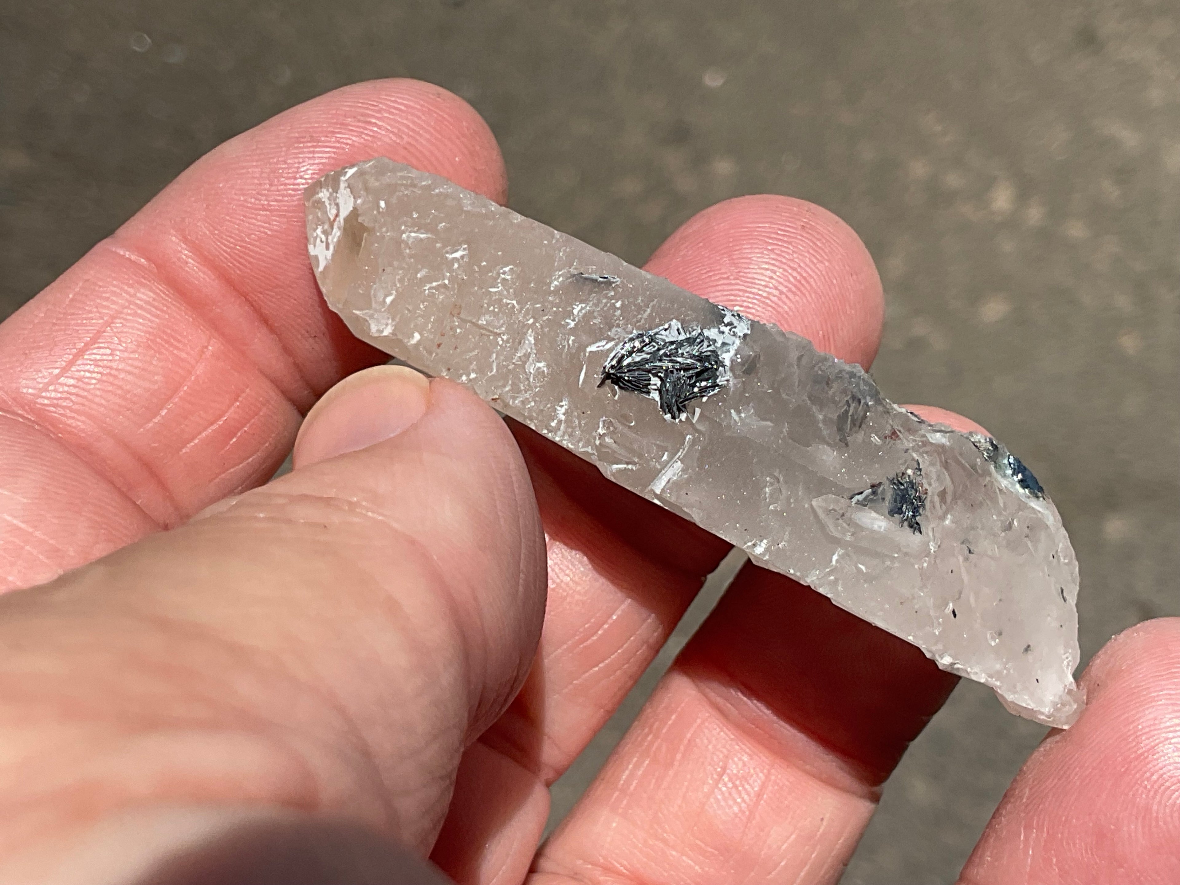 28g Specularite Quartz Specimen 3A from Inner Mongolia