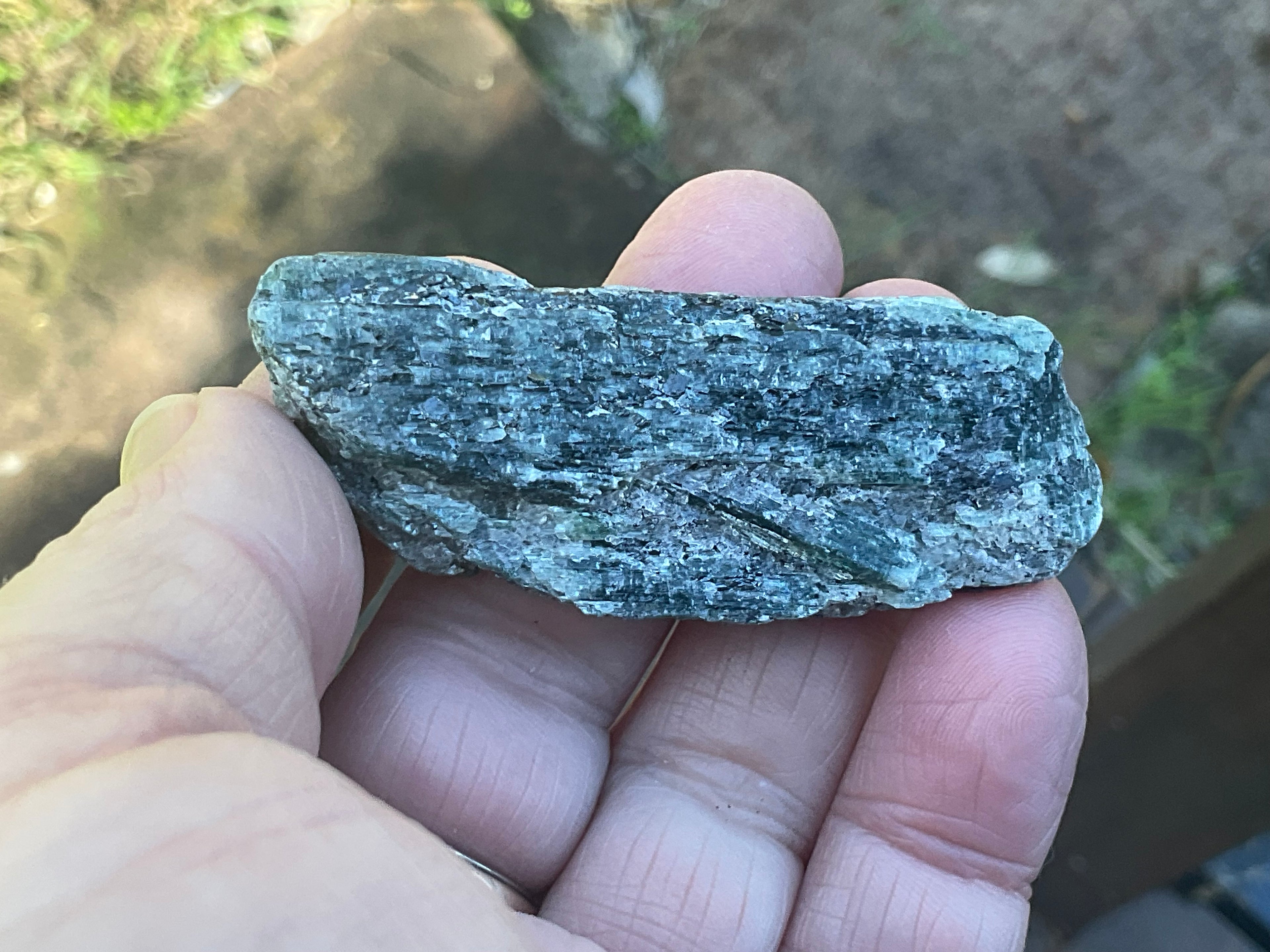44g Dark Green Pakistan Kyanite Rough +9B