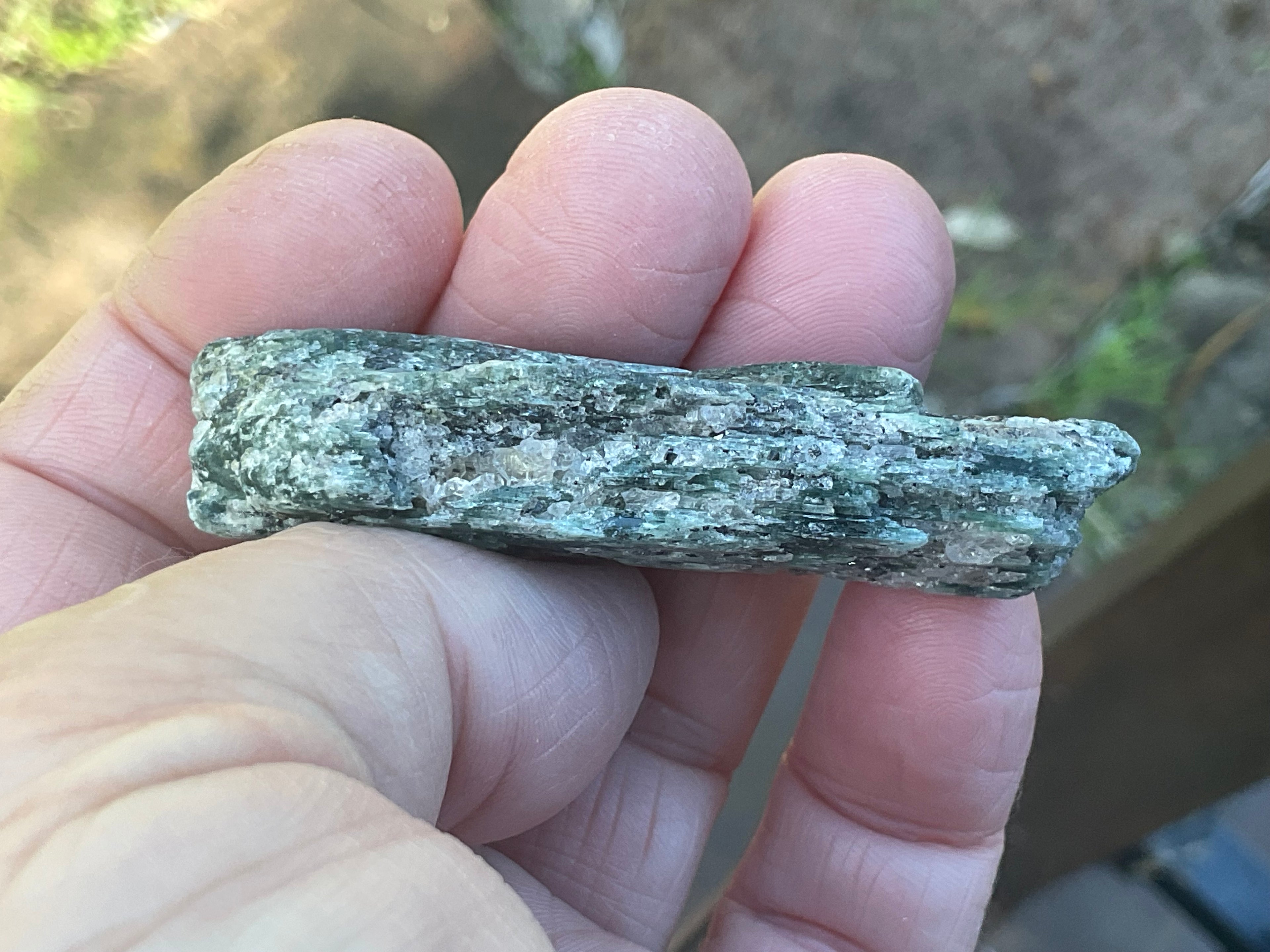 44g Dark Green Pakistan Kyanite Rough +9B