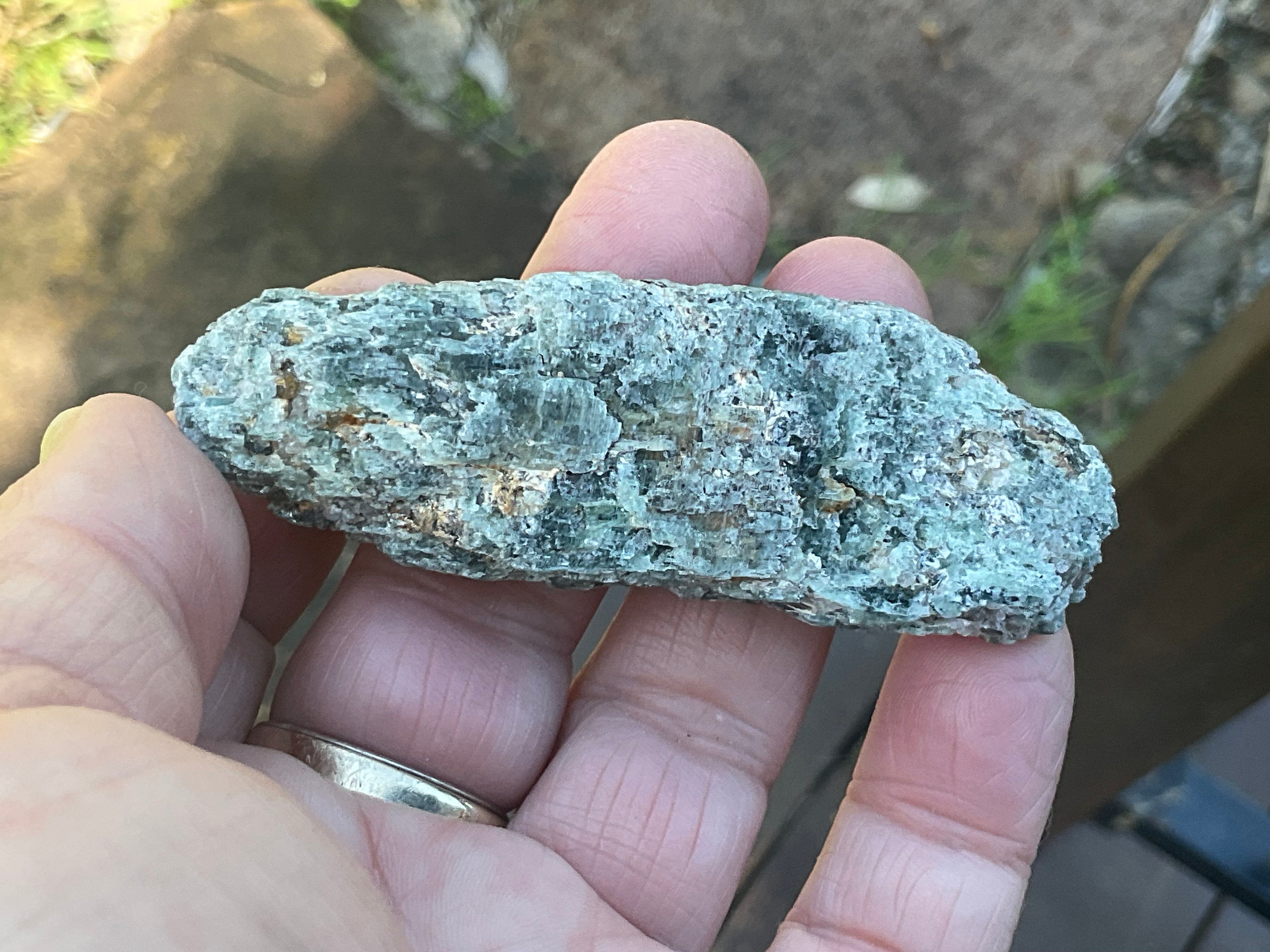 62g Dark Green Pakistan Kyanite + Rough 10A