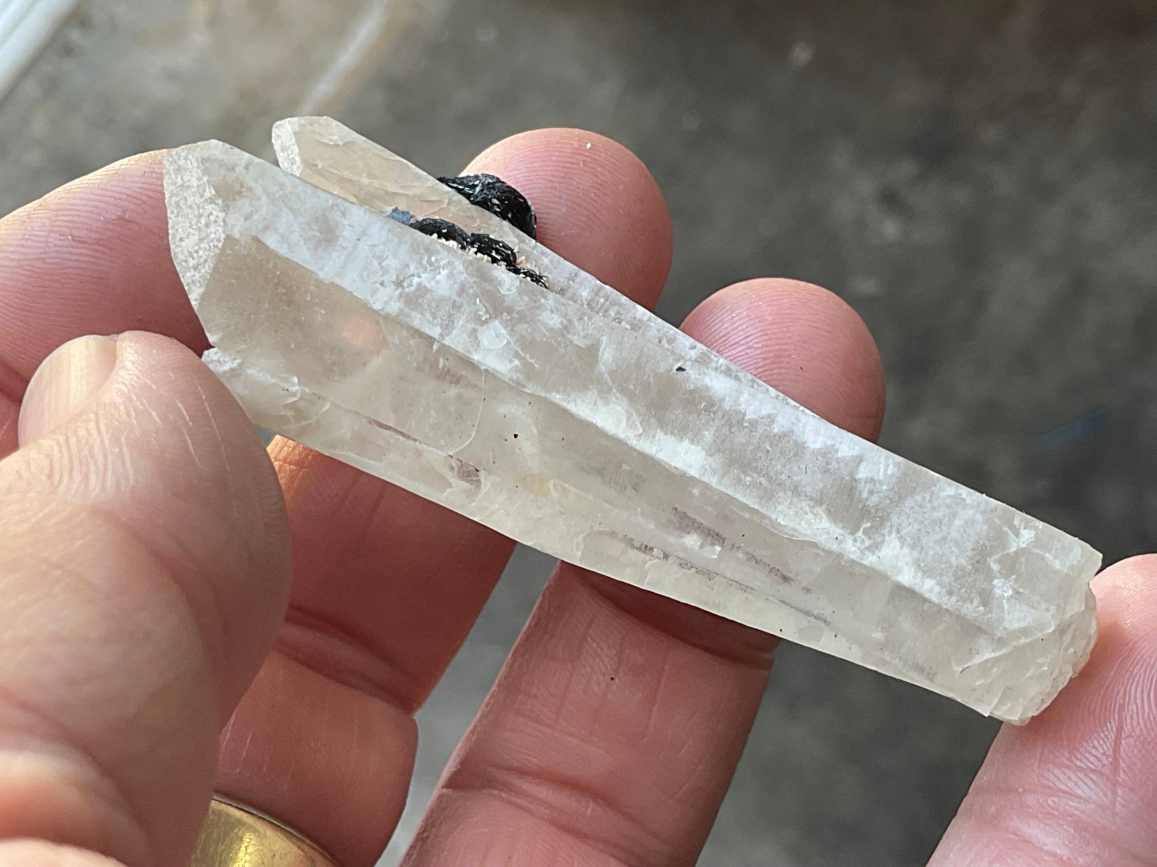 20g Specularite Quartz Specimen 3C from Inner Mongolia
