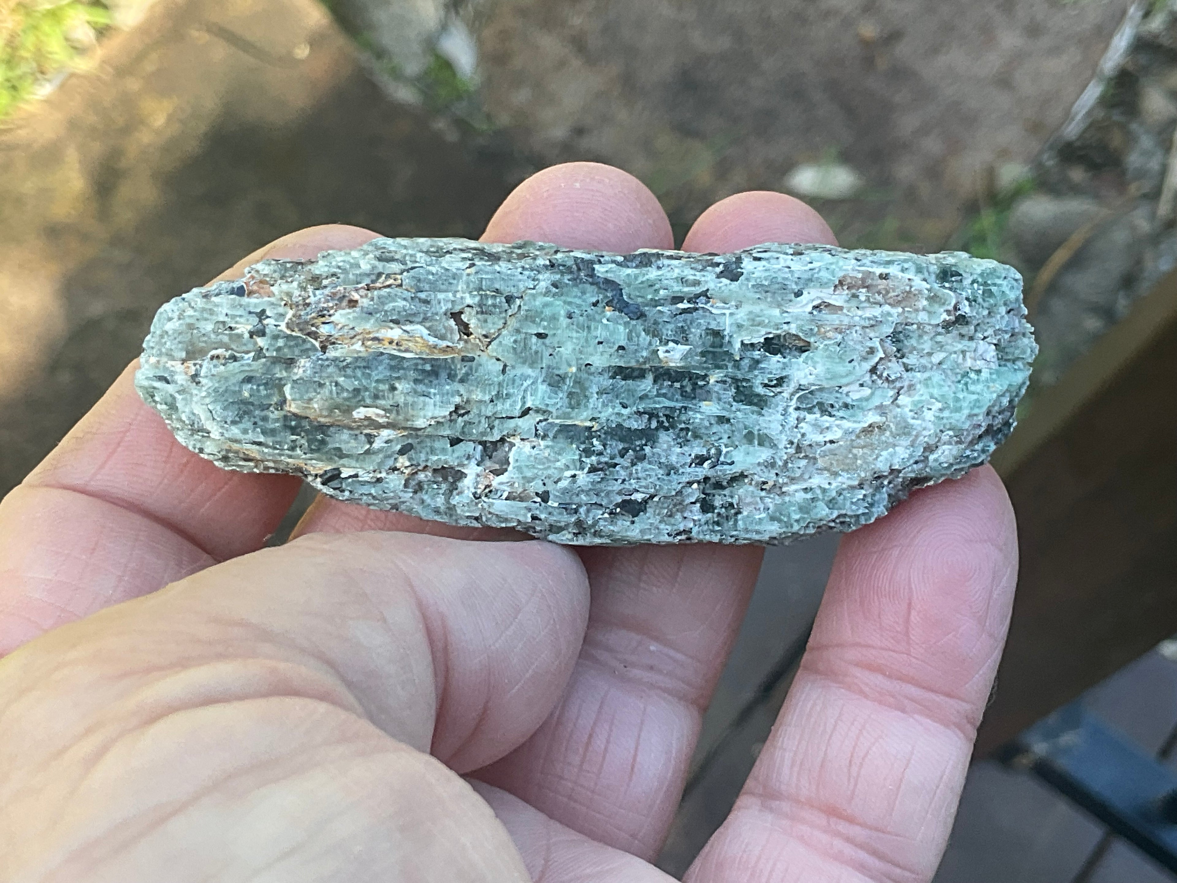 62g Dark Green Pakistan Kyanite + Rough 10A