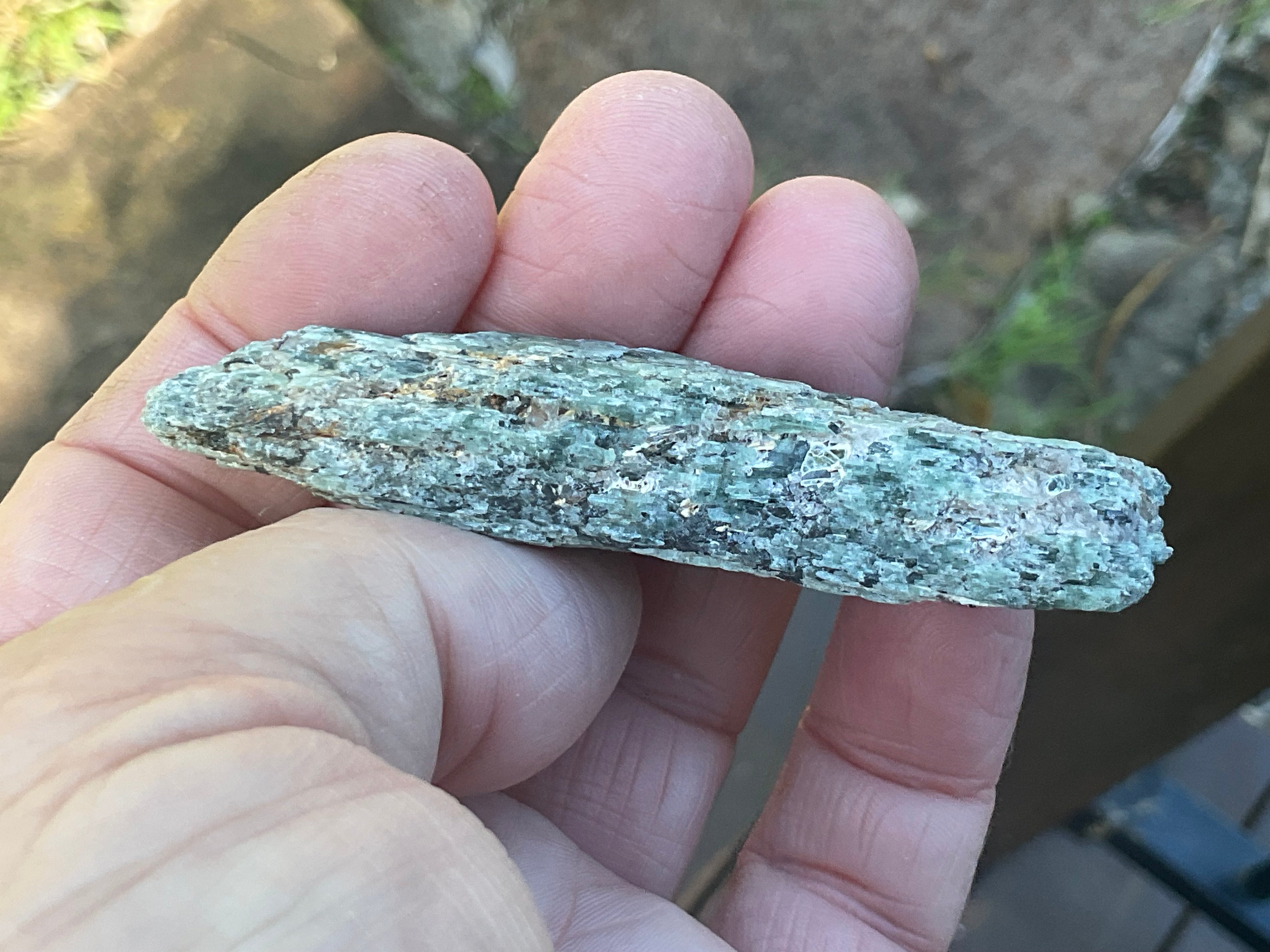 62g Dark Green Pakistan Kyanite + Rough 10A