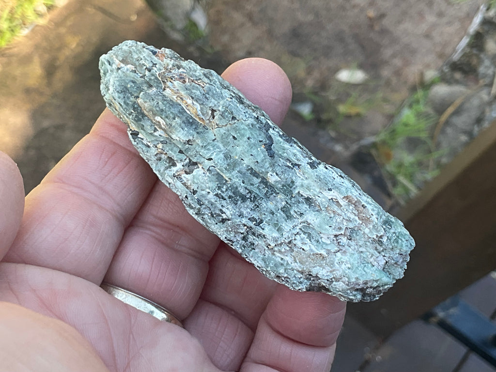 62g Dark Green Pakistan Kyanite + Rough 10A
