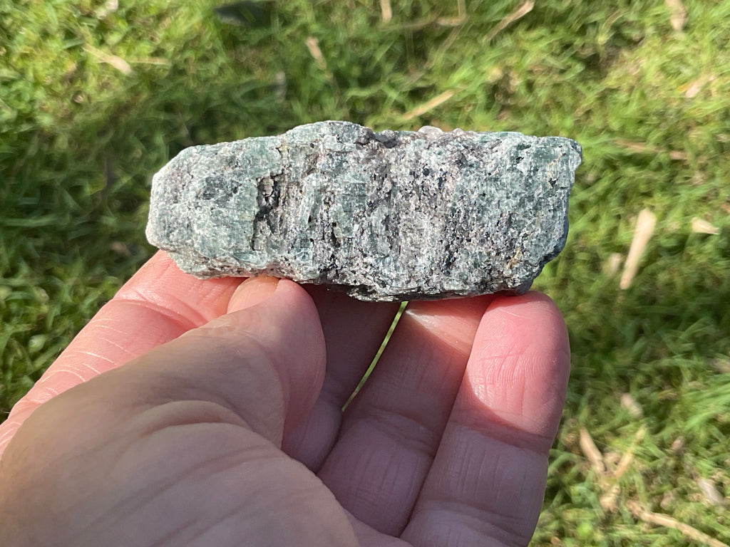 66g Dark Green Pakistan Kyanite + Rough 11A