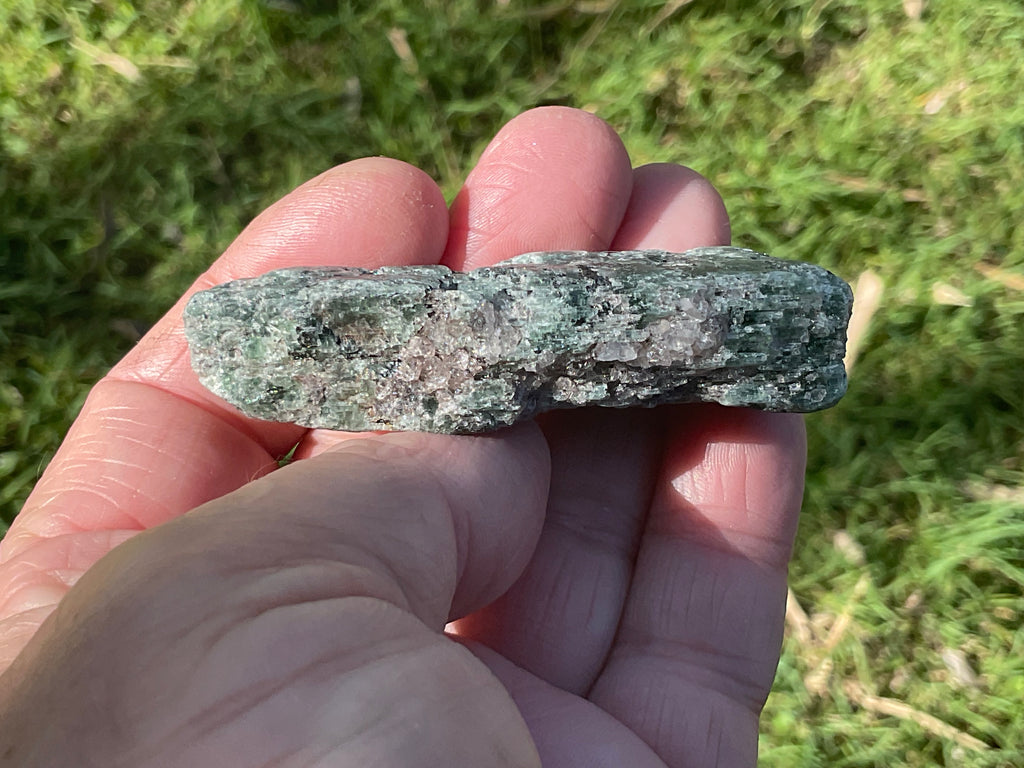 66g Dark Green Pakistan Kyanite + Rough 11A