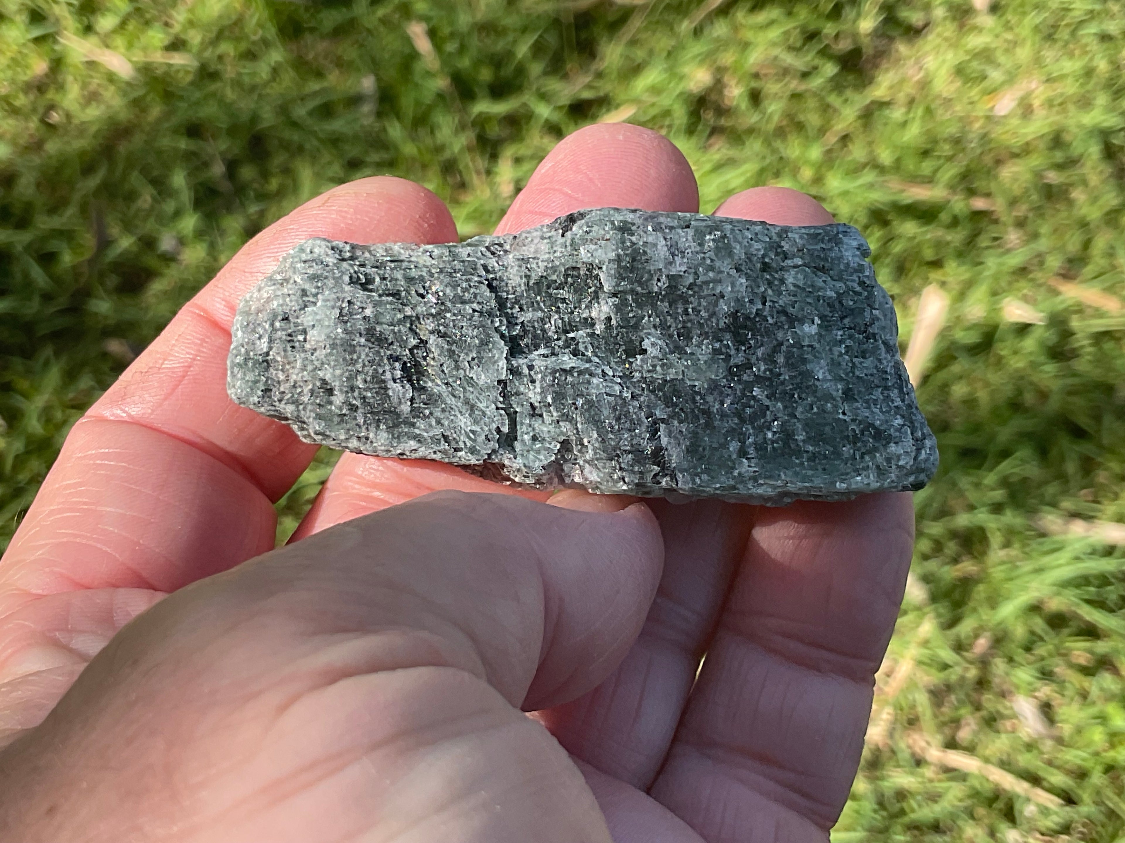66g Dark Green Pakistan Kyanite + Rough 11A