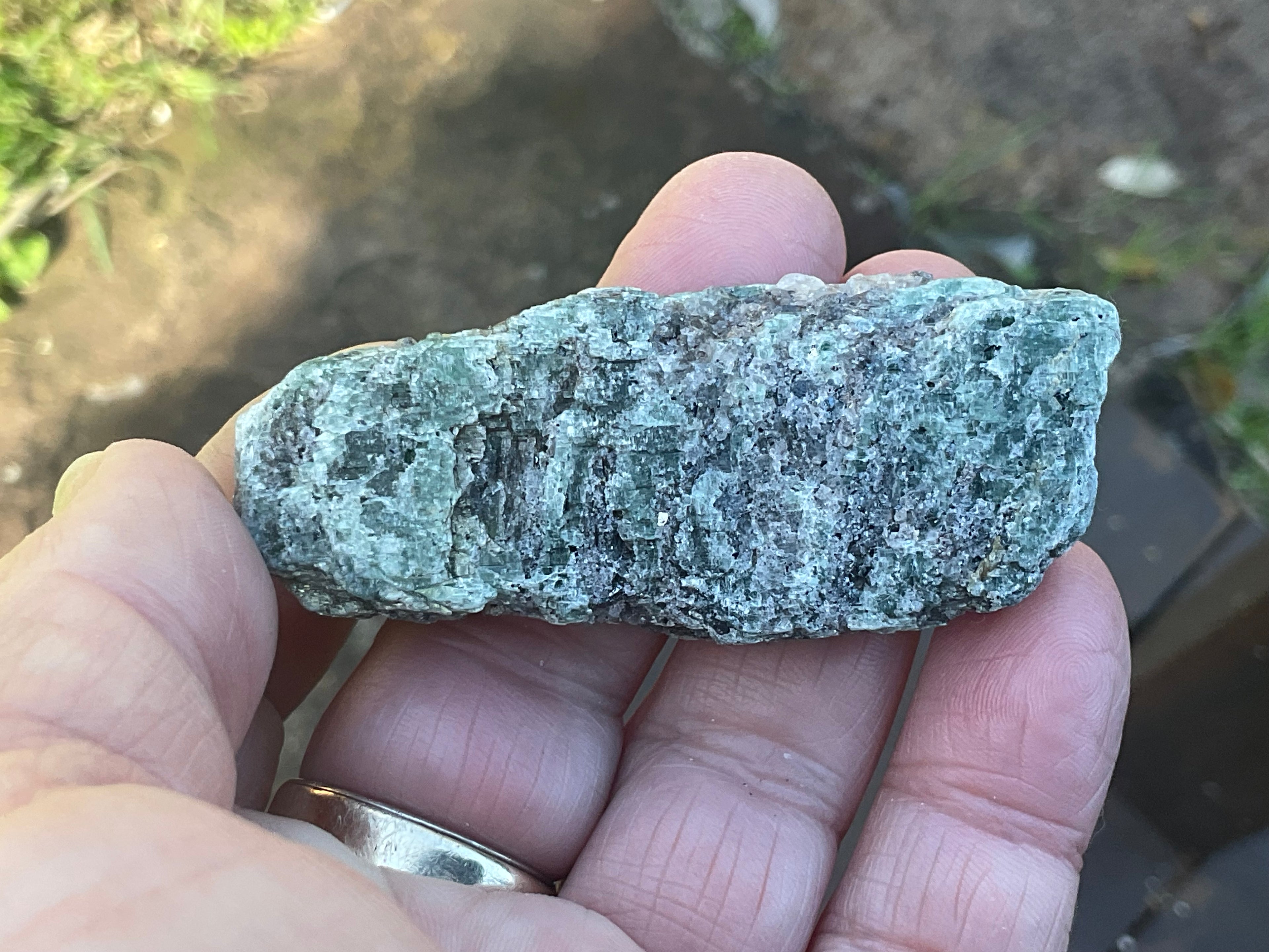66g Dark Green Pakistan Kyanite + Rough 11A