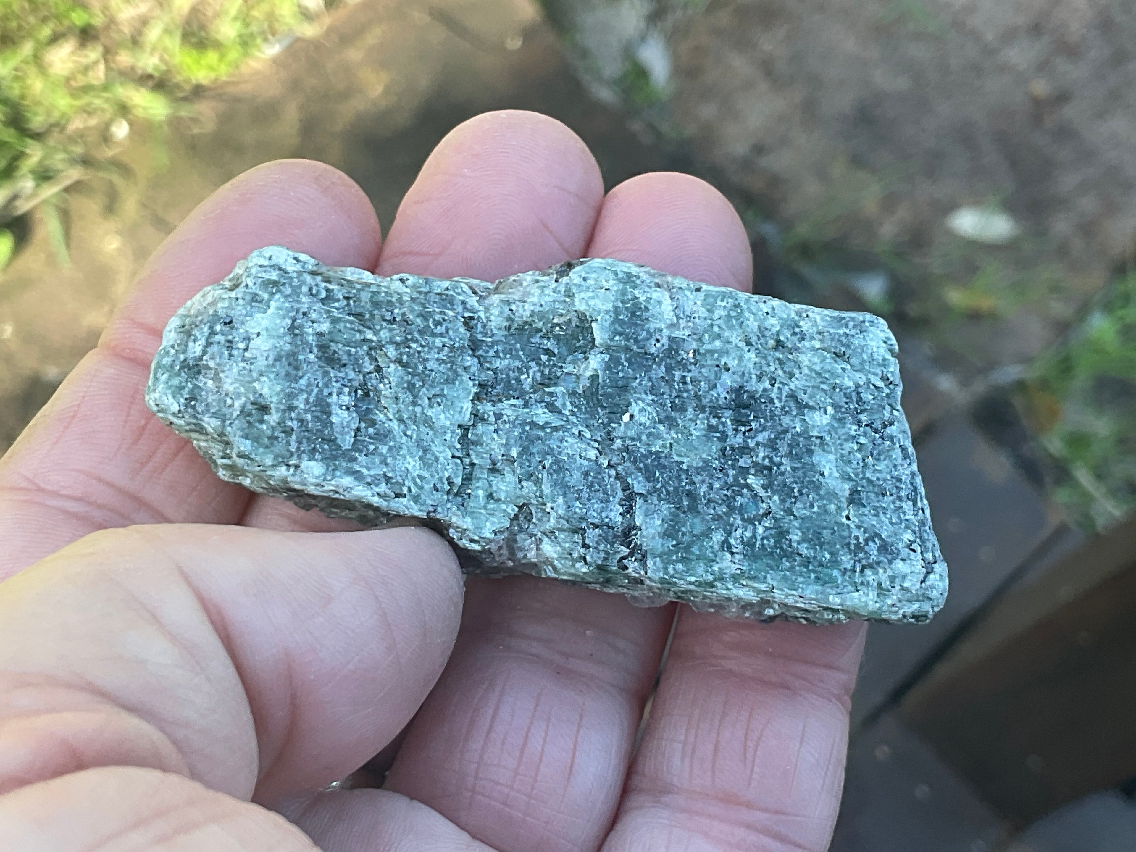 66g Dark Green Pakistan Kyanite + Rough 11A