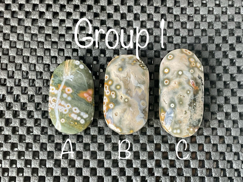 28g 8th Vein Ocean Jasper Palmstone 1B