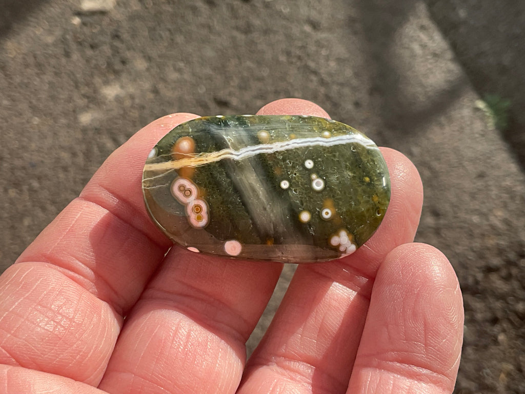 20g 8th Vein Ocean Jasper Palmstone 1A