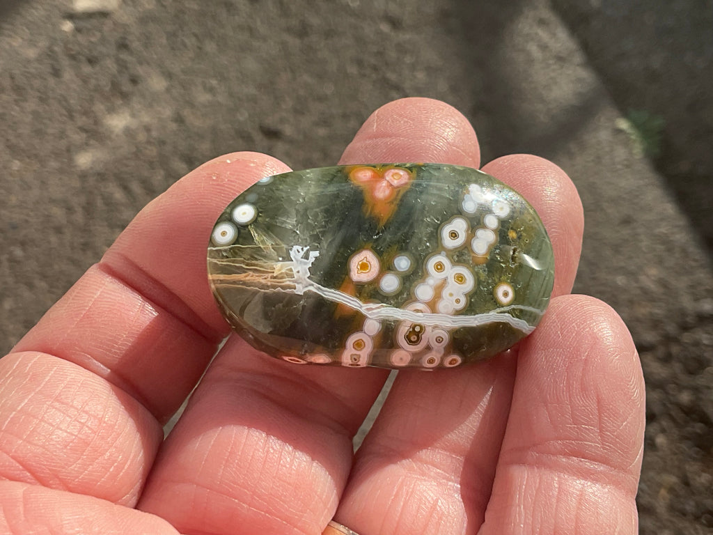 20g 8th Vein Ocean Jasper Palmstone 1A