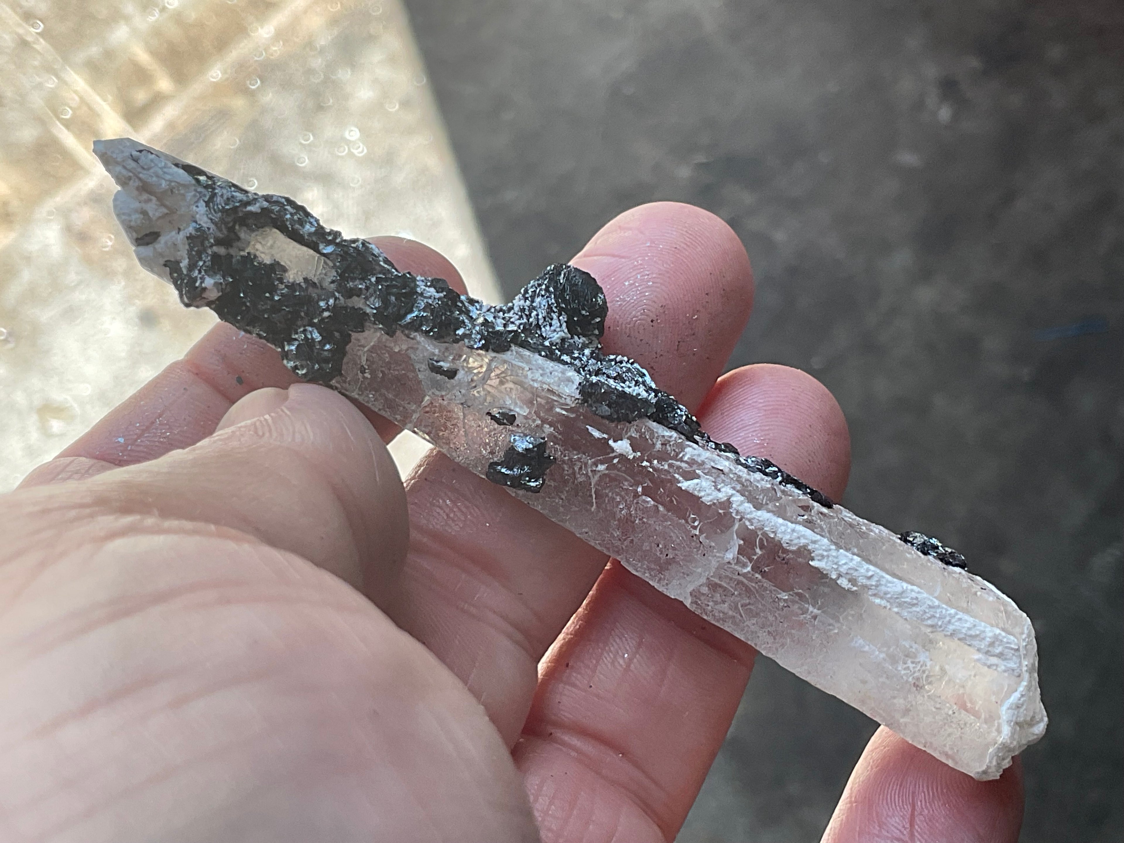 36g Specularite Quartz Specimen 5B from Inner Mongolia
